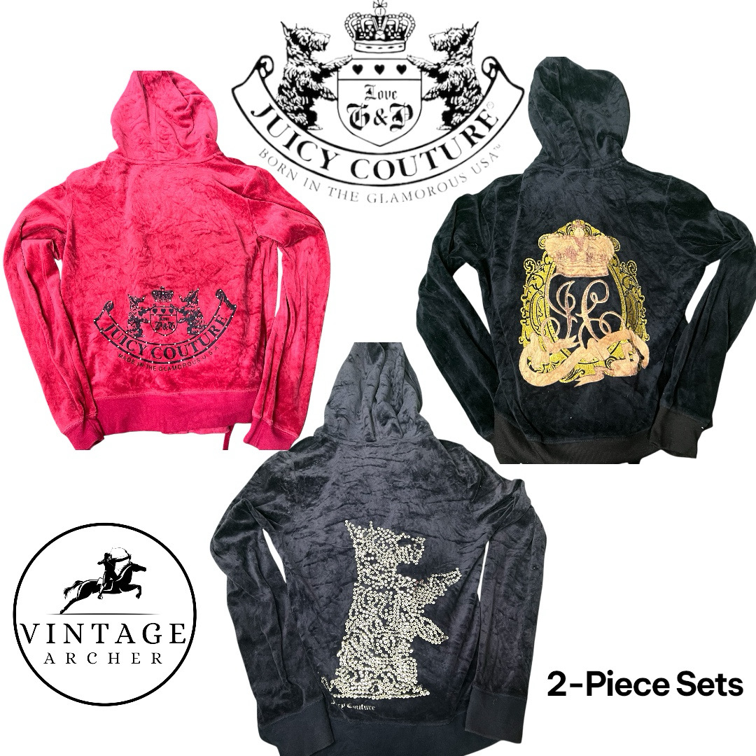 Juicy Couture OG Bling Velour Tracksuits: 10 Set (..