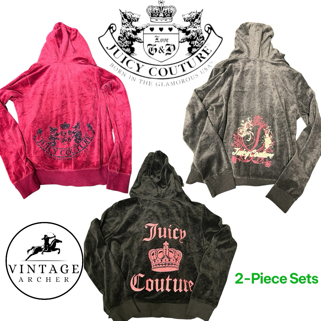 Juicy Couture OG Bling Velour Tracksuits: 10 Set (..