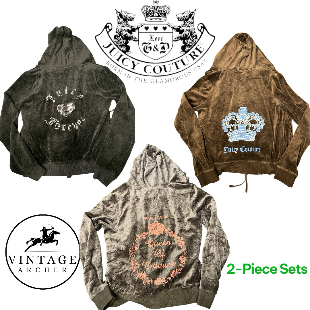 Juicy Couture OG Bling Velour Tracksuits: 10 Sets ..