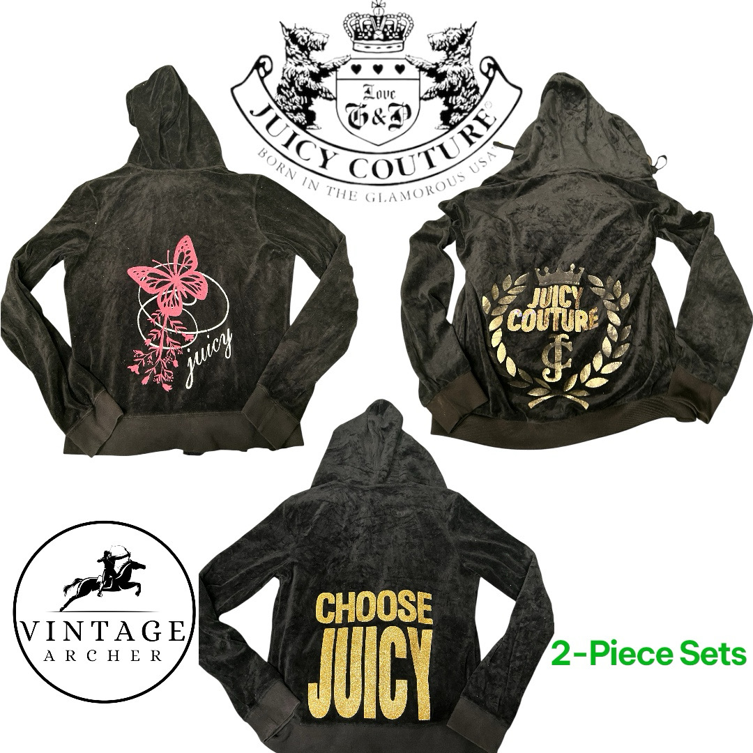 Juicy Couture OG Bling Velour Track Suits: 10 Sets..