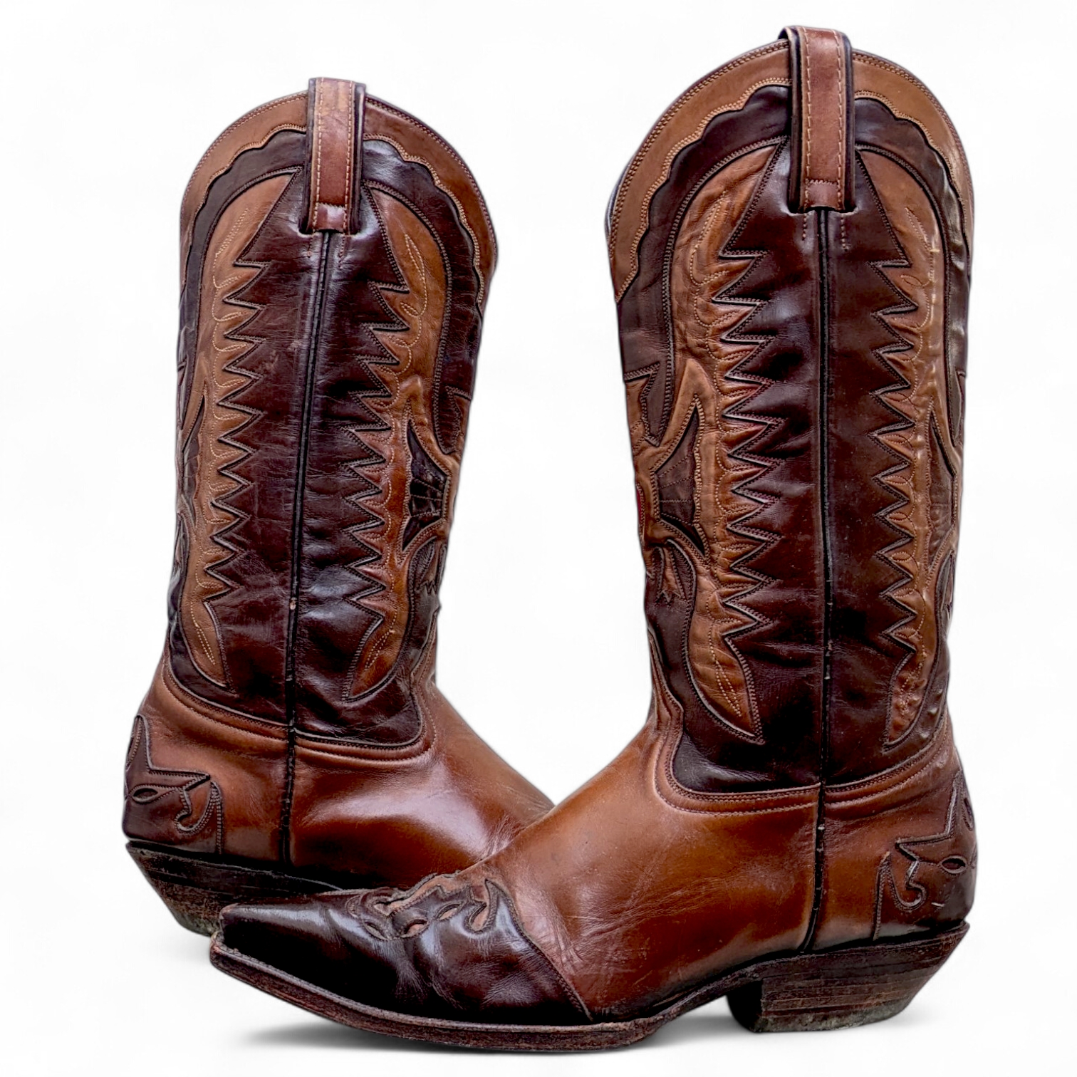 SA442 Premium Vintage Cowboy Boots - Eye Catching ..