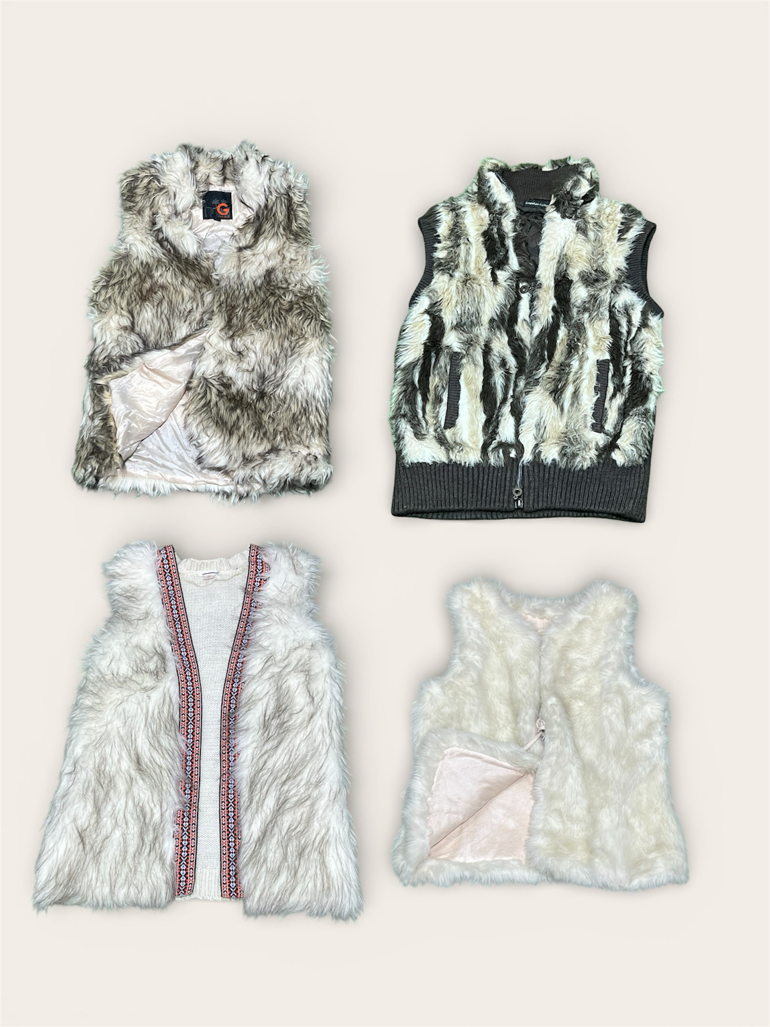 Yv239 Fur Waistcoat 10P