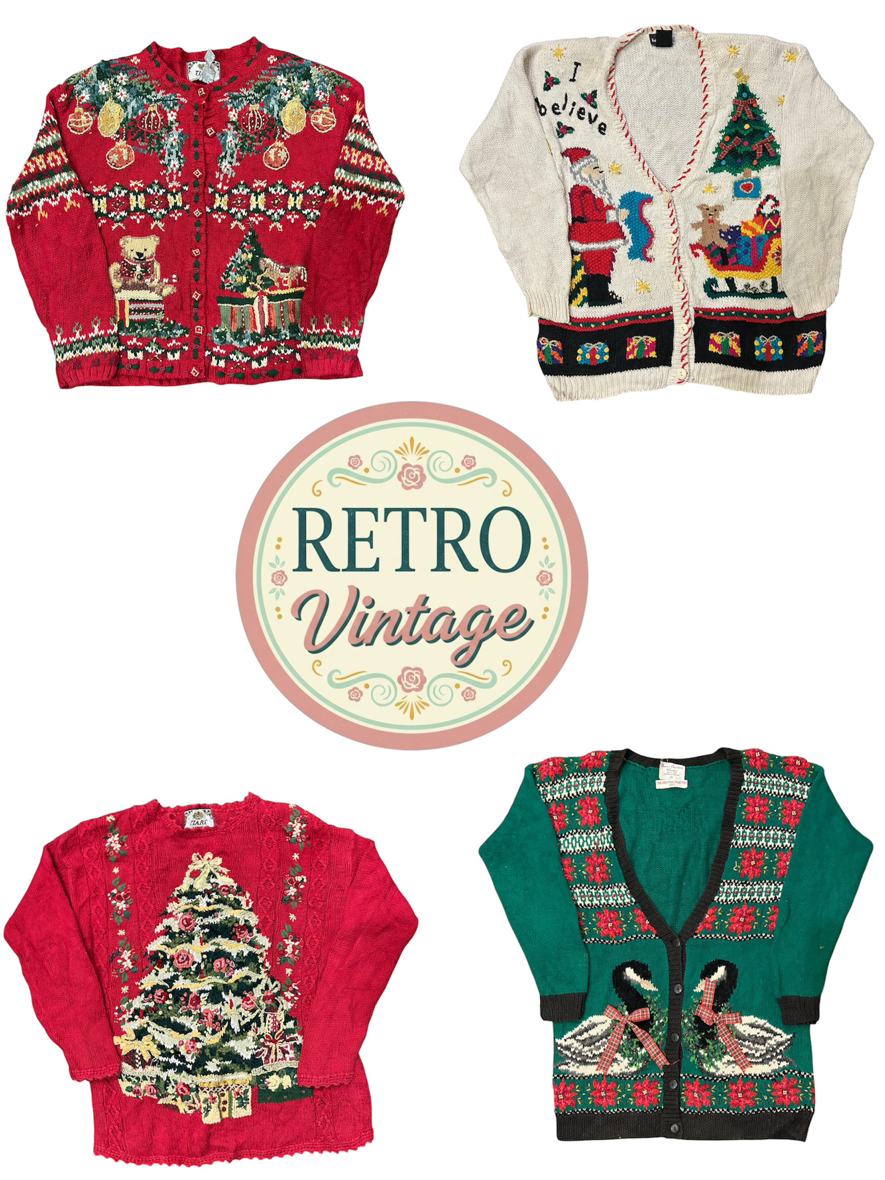 Y2k vintage  Christmas jumpers