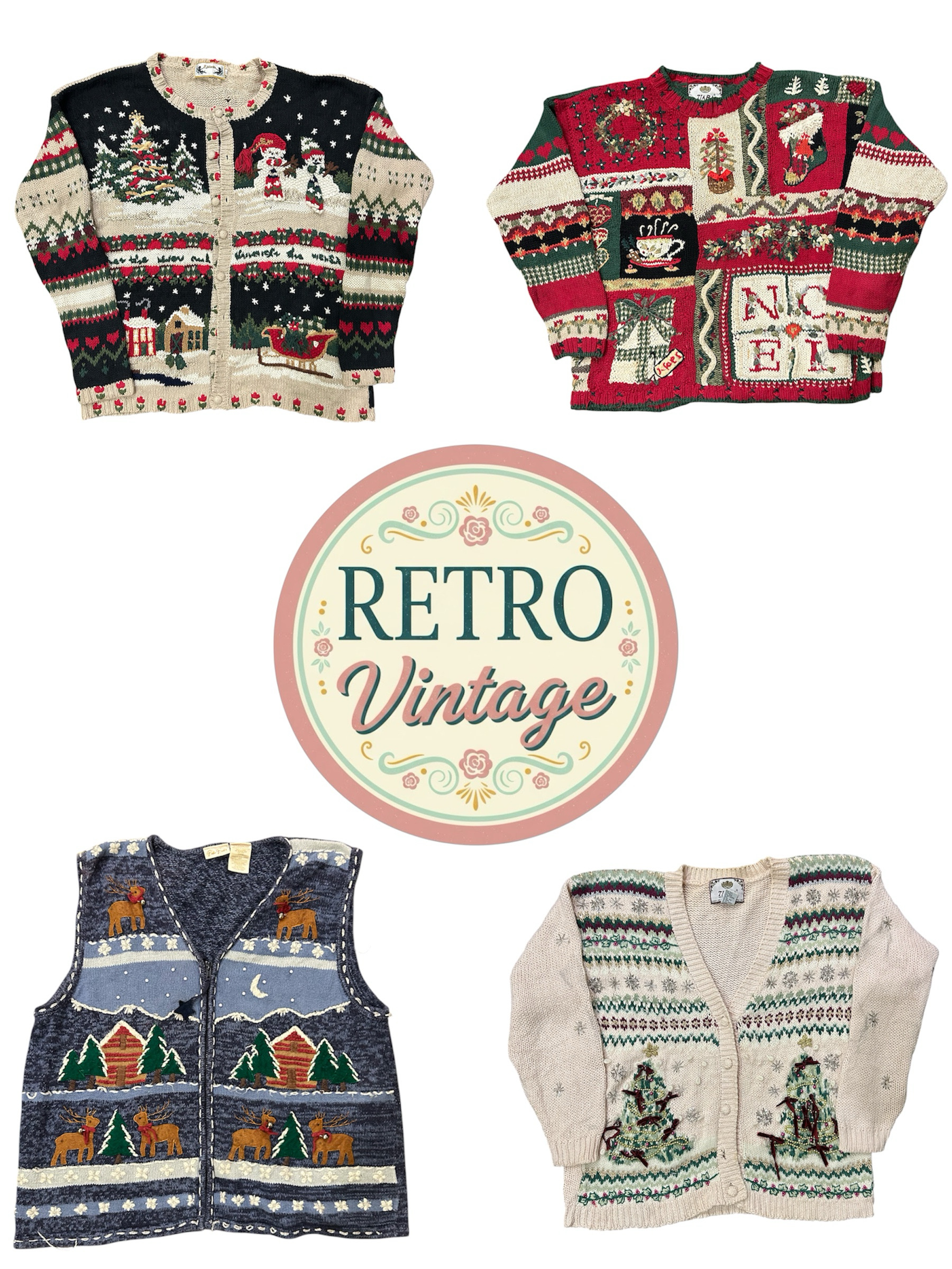 Vintage Christmas Statement Knit Collection