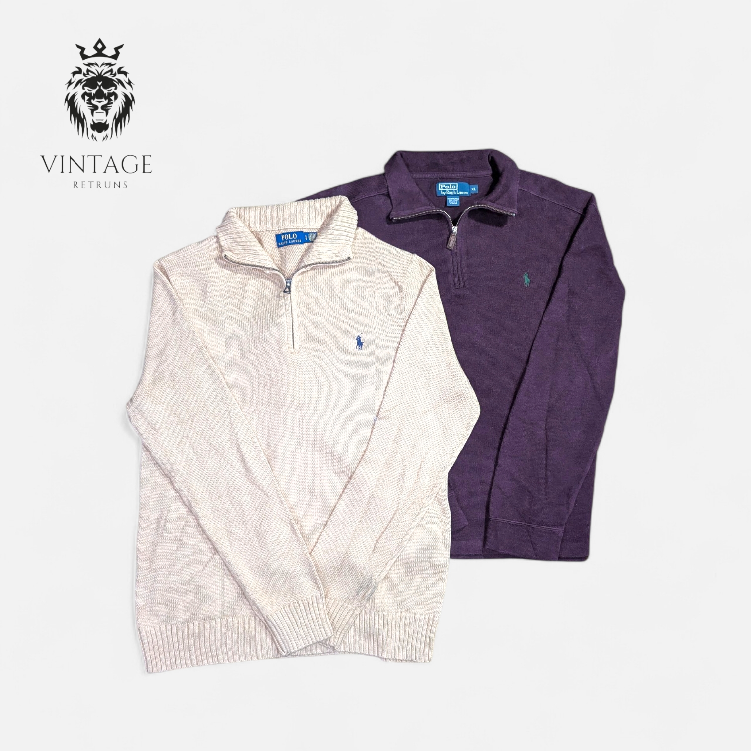 ポロ・ラルフ・ローレン 1/4ジップセーター