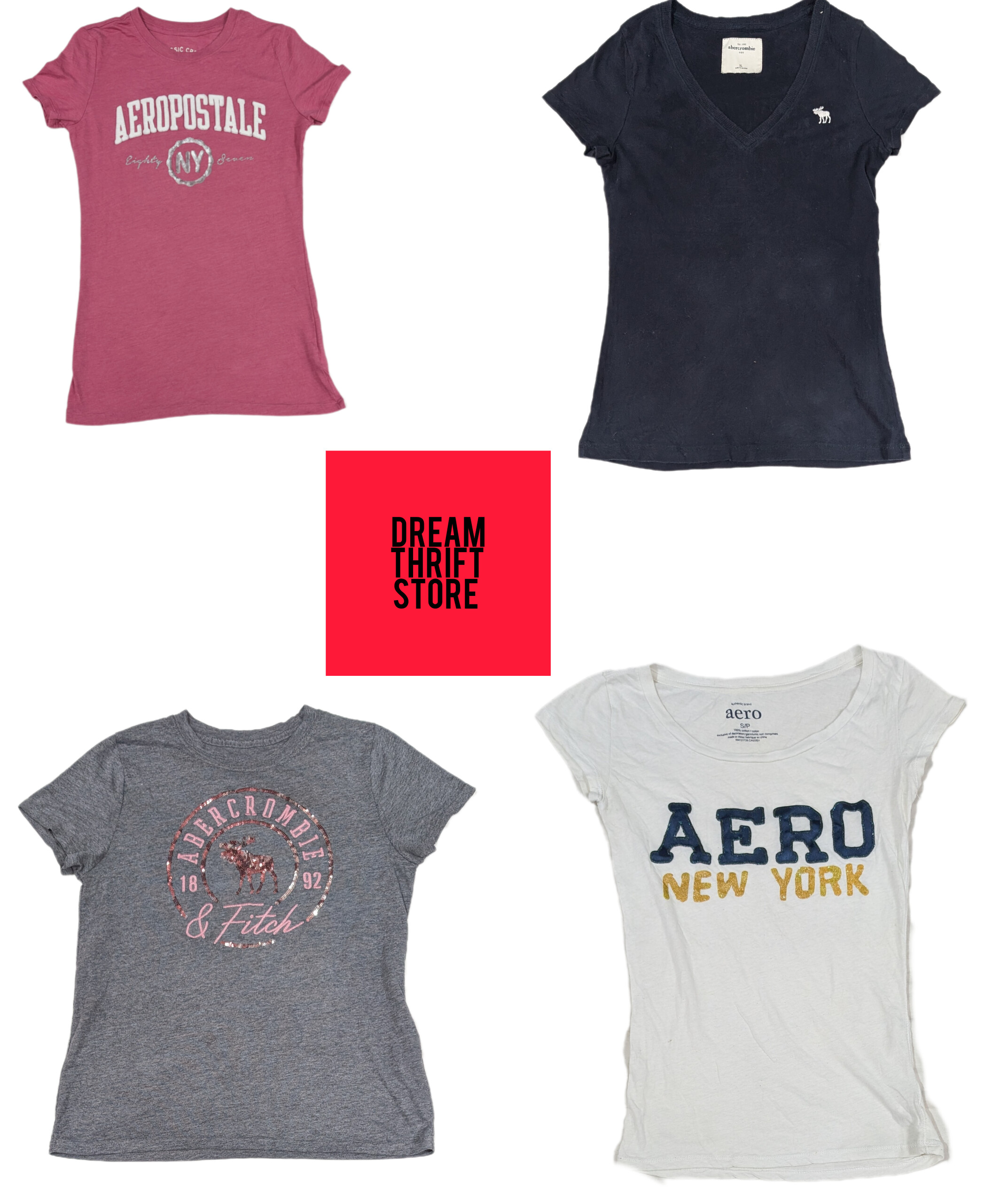 AEROPOSTALE ABERCROMBIE FITCH BABY TEES