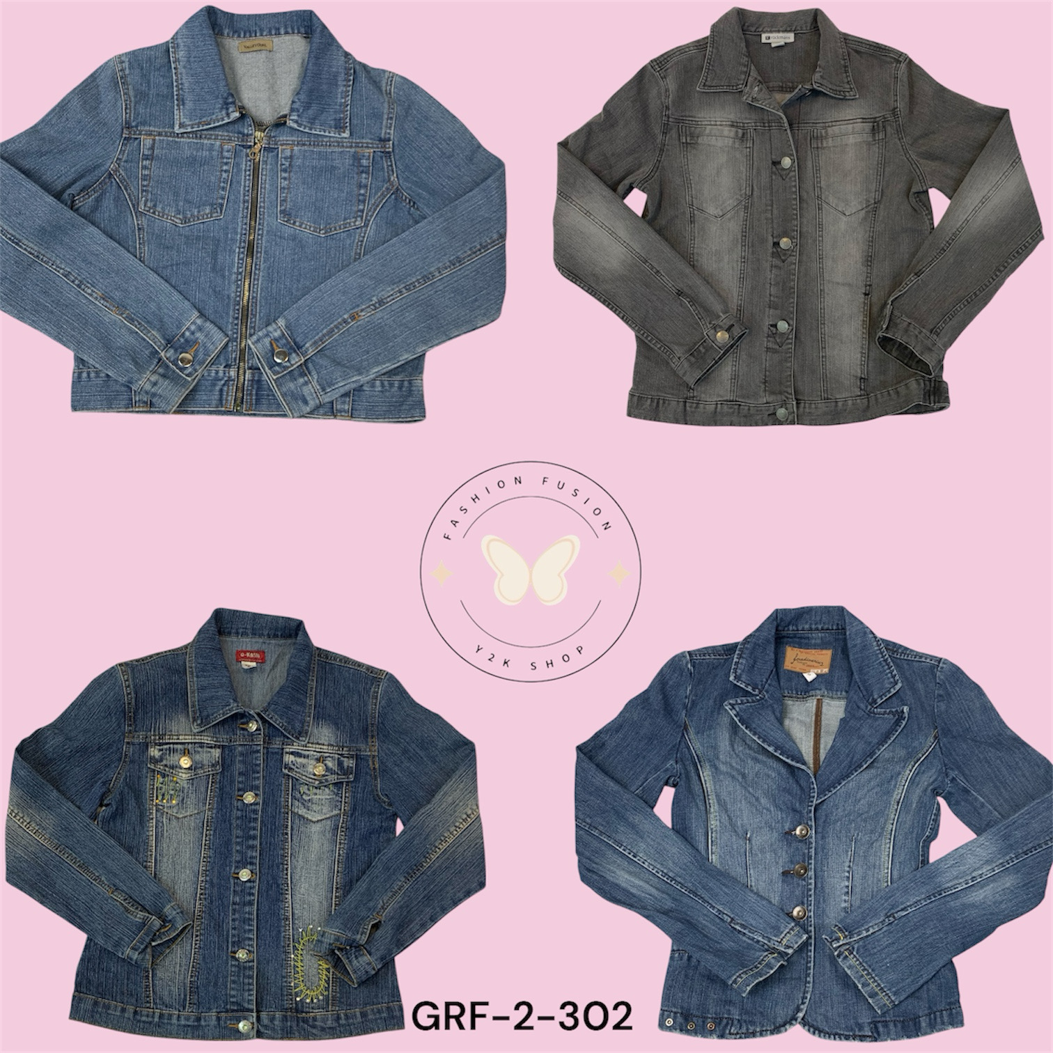 Classic Indigo Denim Jacket – Durable Cotton Build..