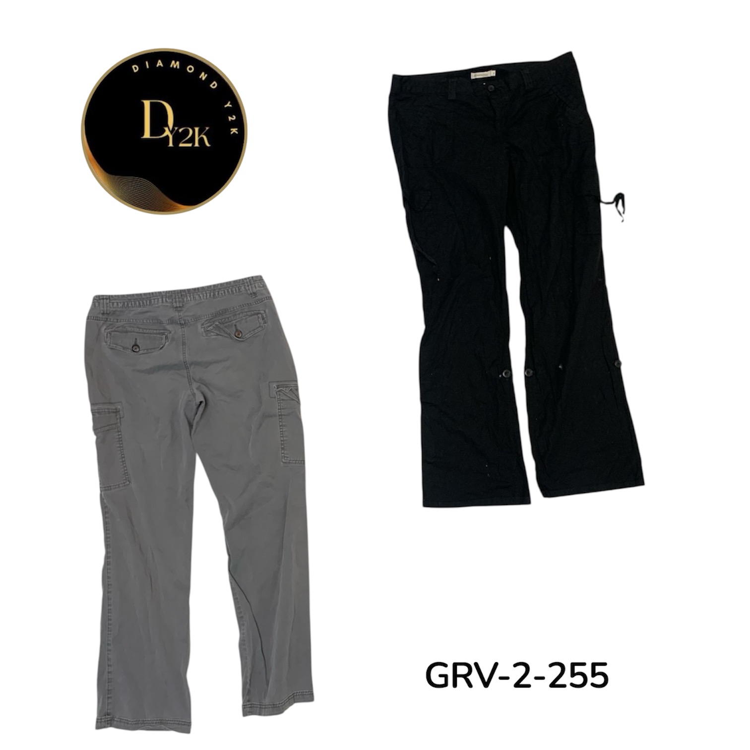 Y2K Cargo Pants – Vintage Streetwear Aesthetic (GR..