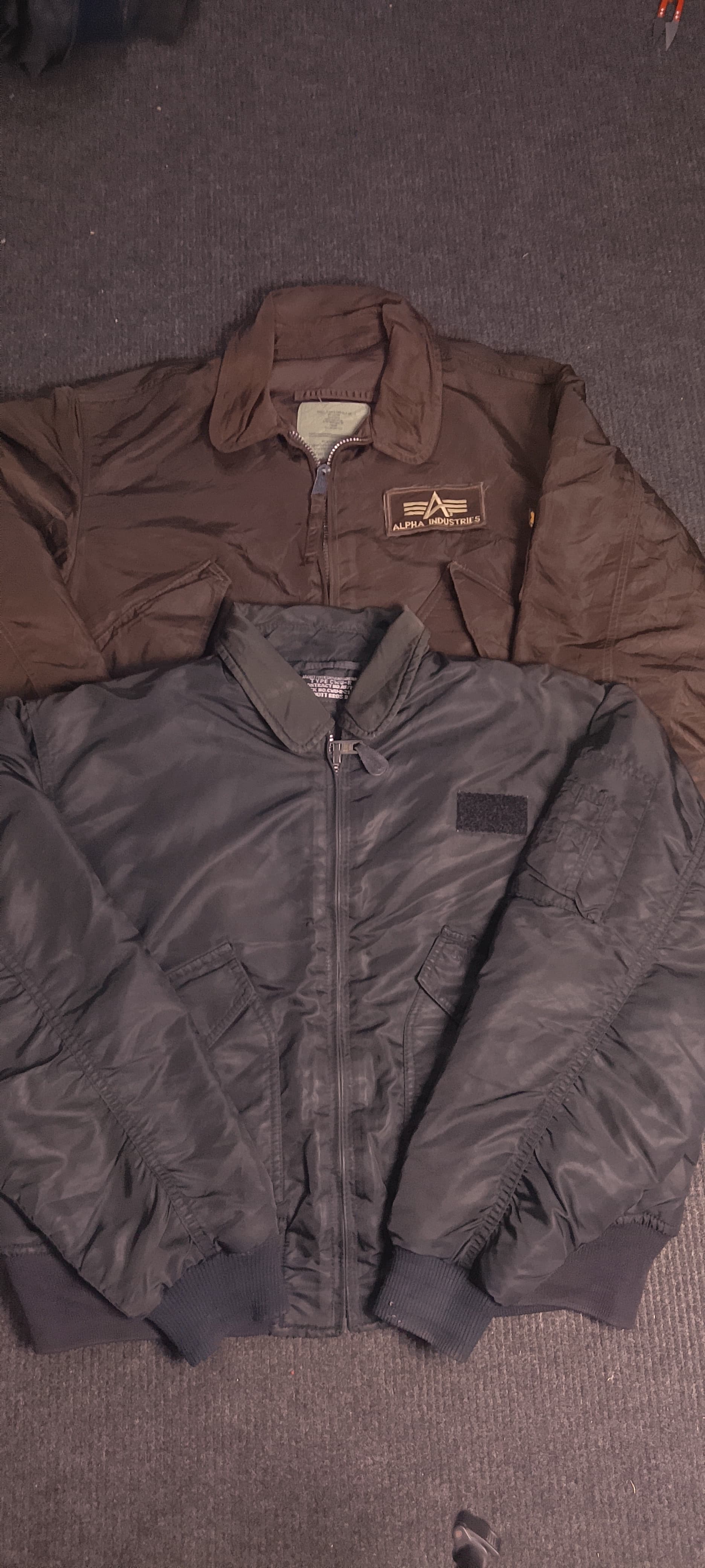 MA-1ボンバー ミックスジャケット