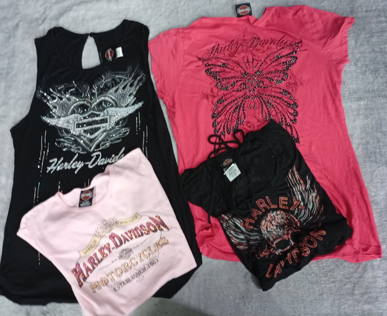 CR6870 Y2K Harley Baby Tees