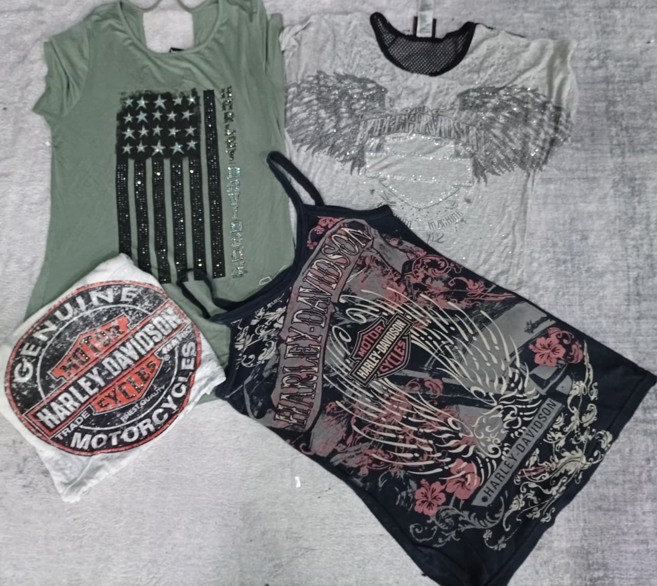 CR6879 Y2K Harley Baby Tees