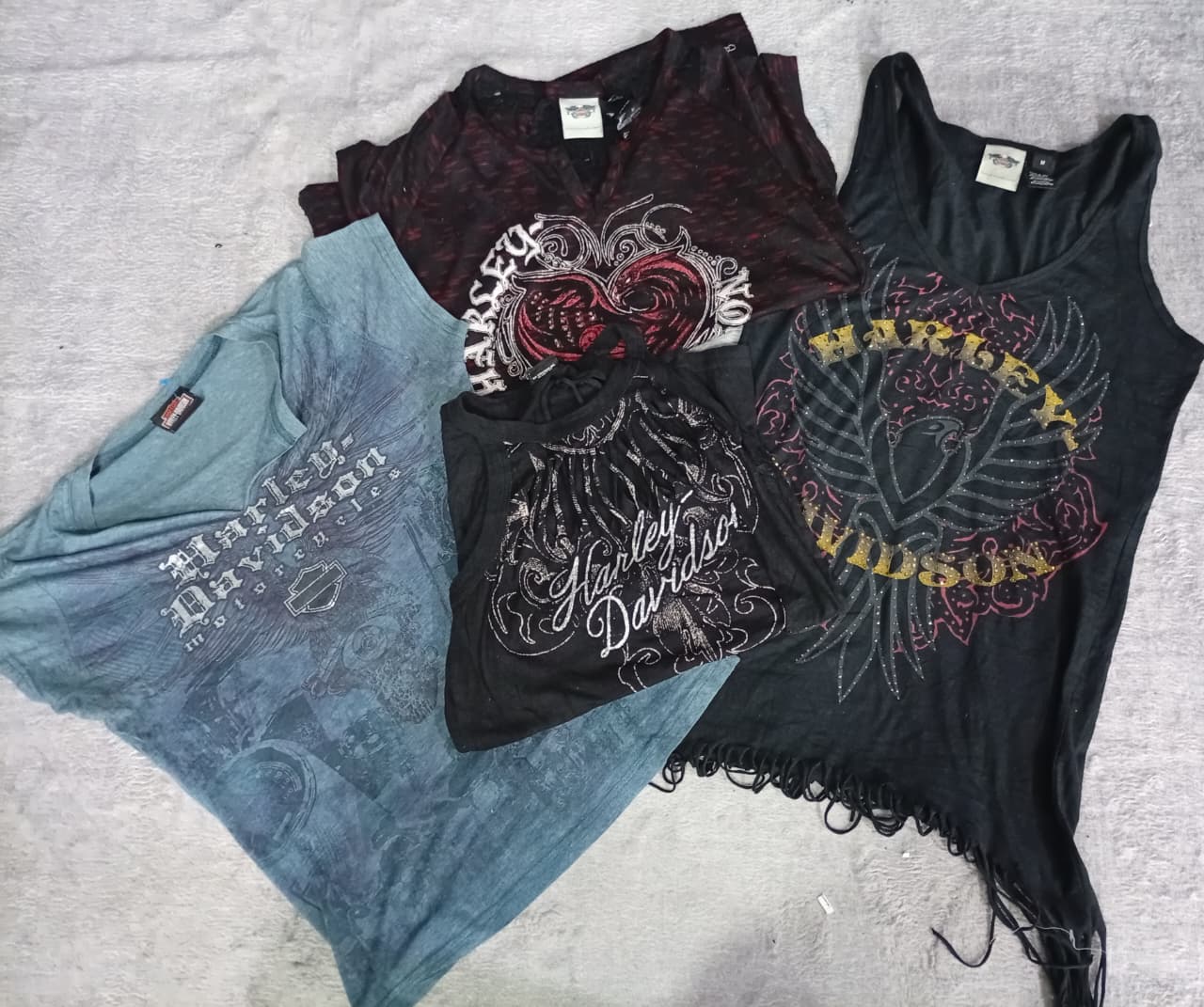 CR6883 Y2K Harley Baby Tees