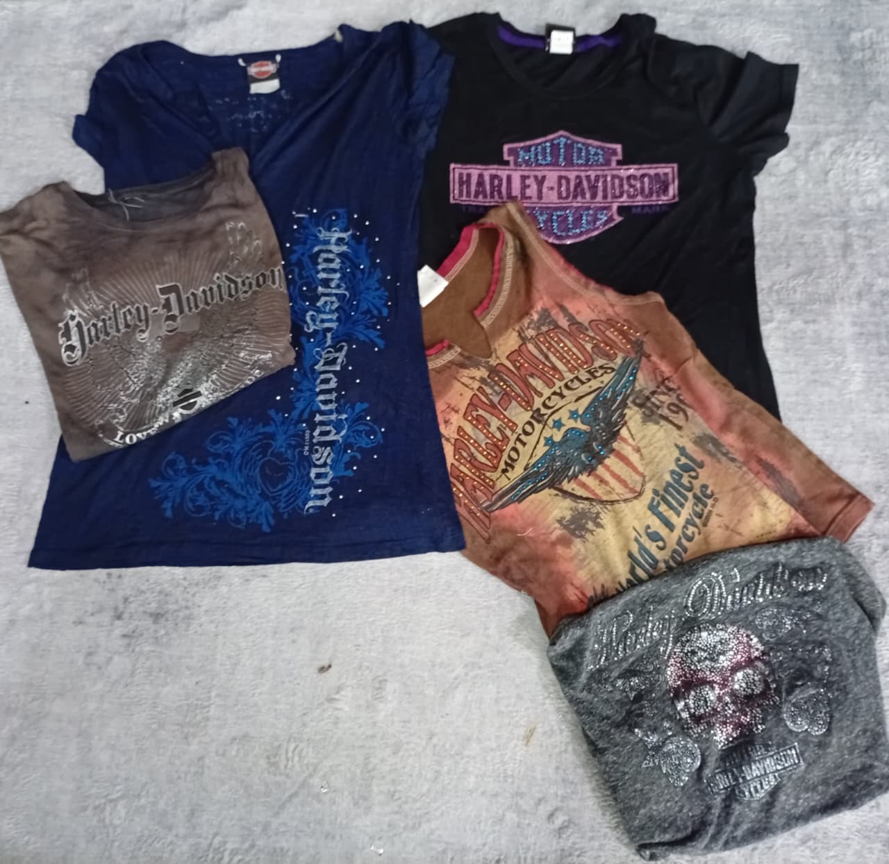 CR6887 Y2K Harley Baby Tees