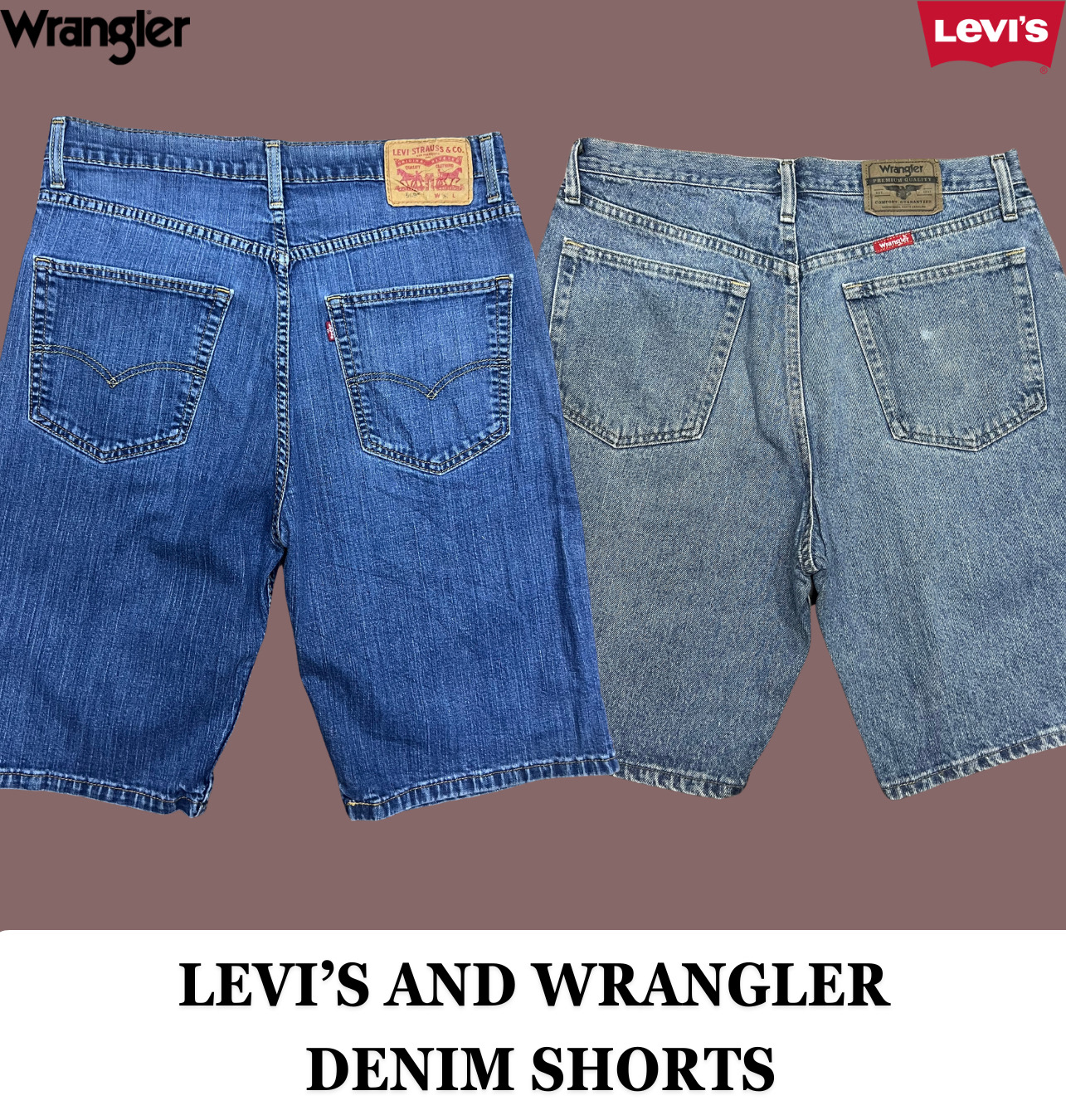 Premium (Wrangler / Levi's) Denim Shorts