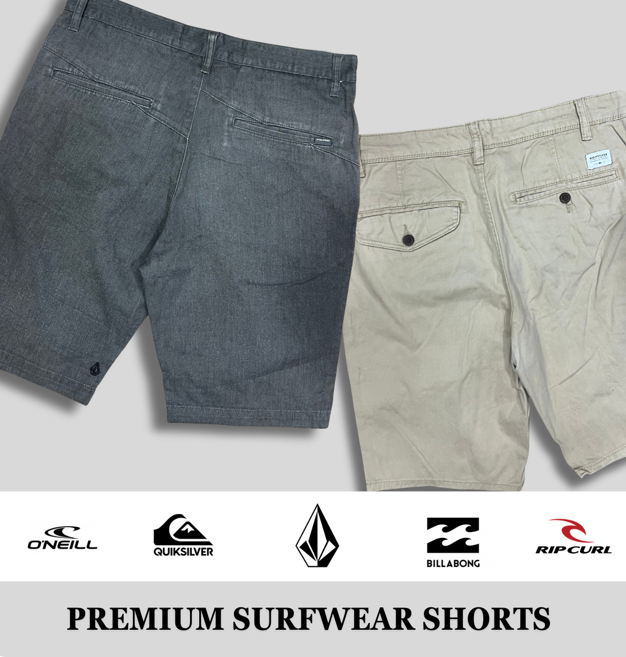 Premium Surfwear Shorts (QuikSilver, RipCurl and v..