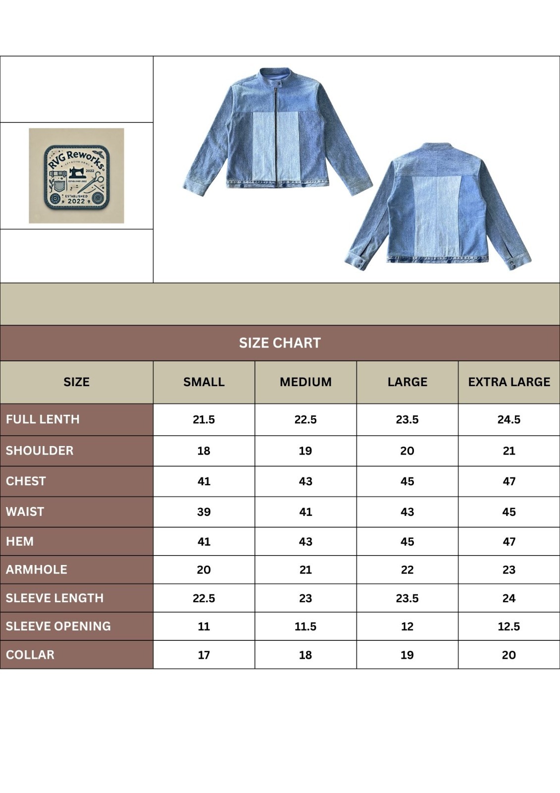 Upcycled Denim Motorcycle Jacket