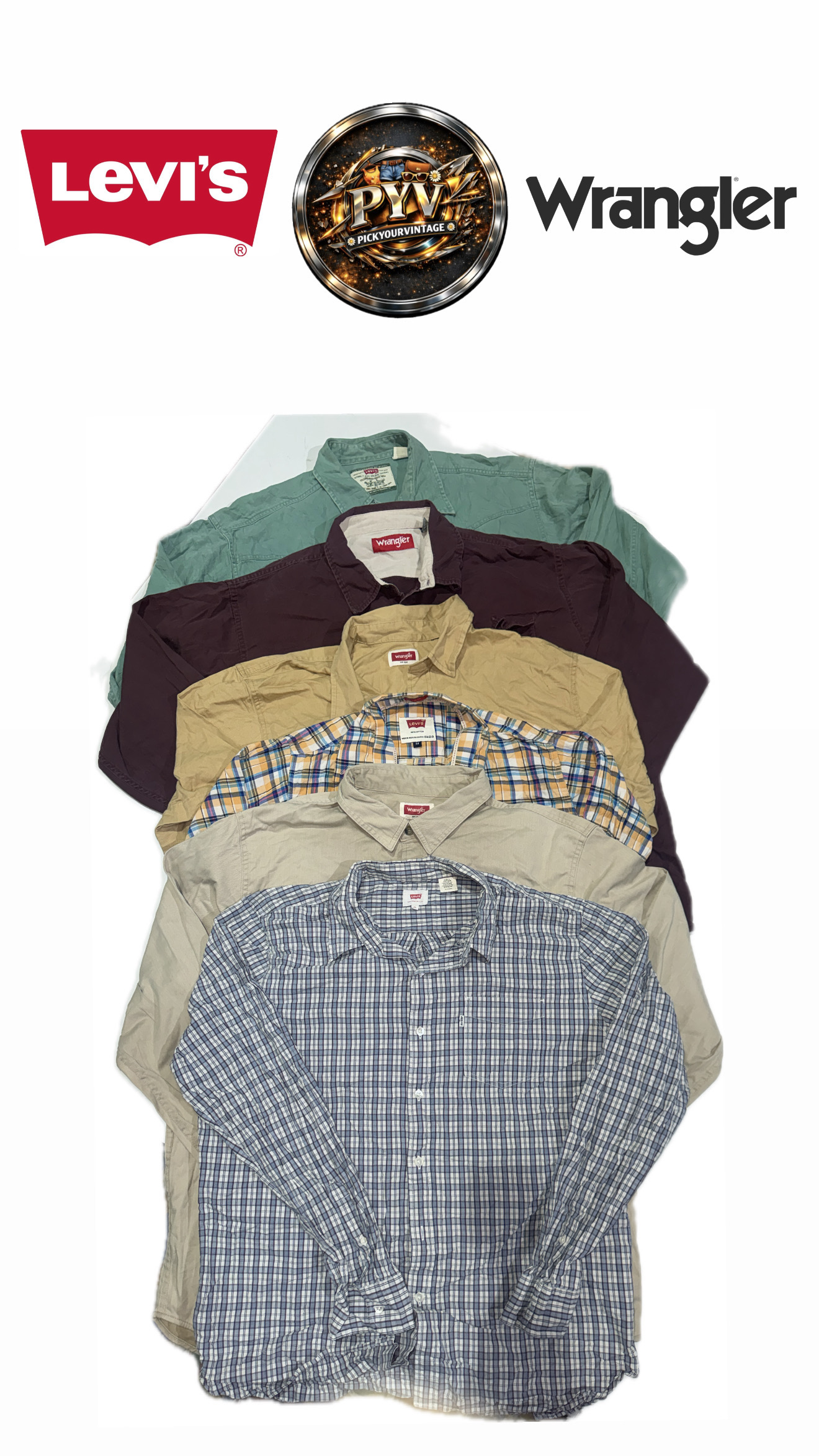 Levi’s & wrangler shirts