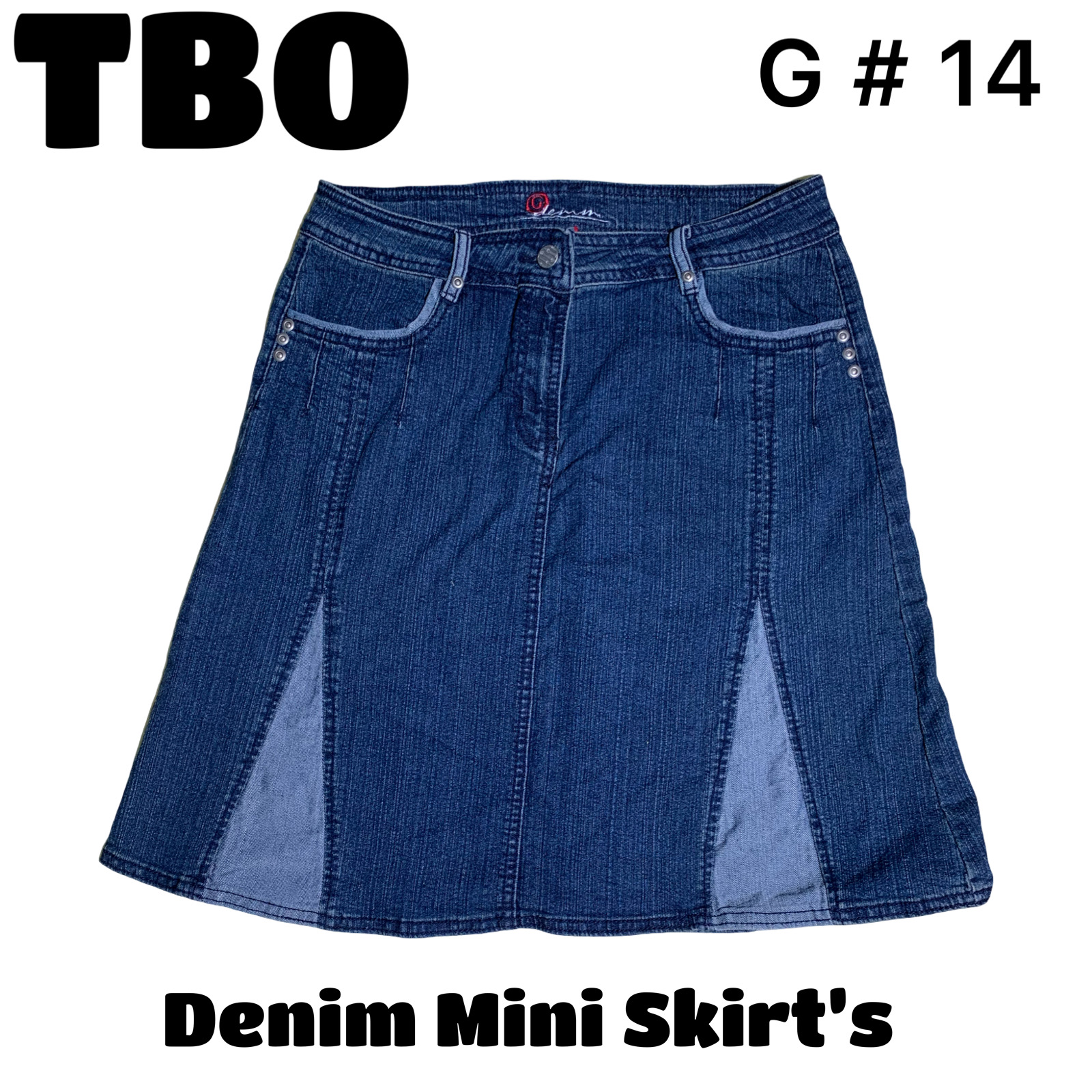 Denim Mini Skirts