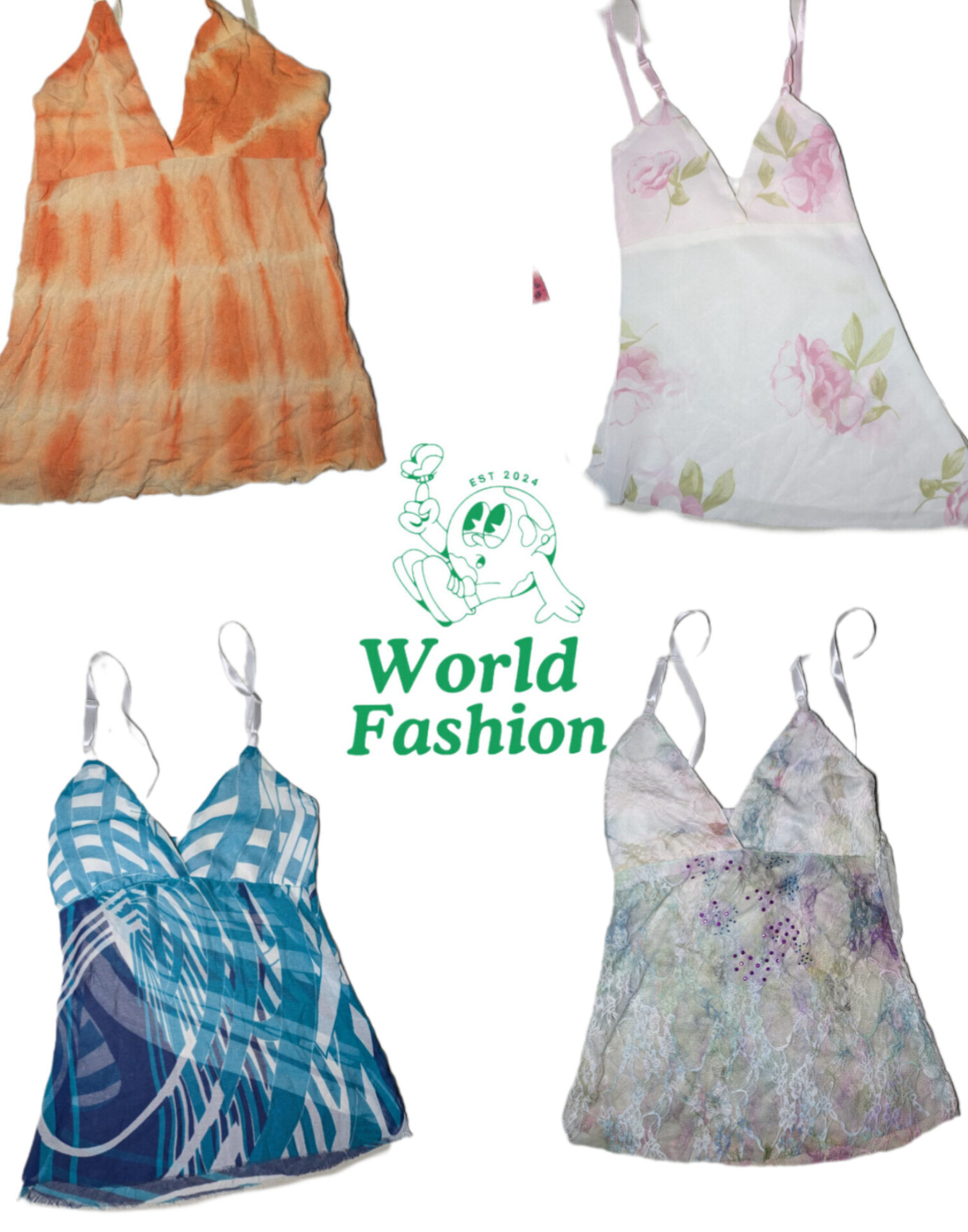 Y2K Mix & Mesh Printed Cami Tops