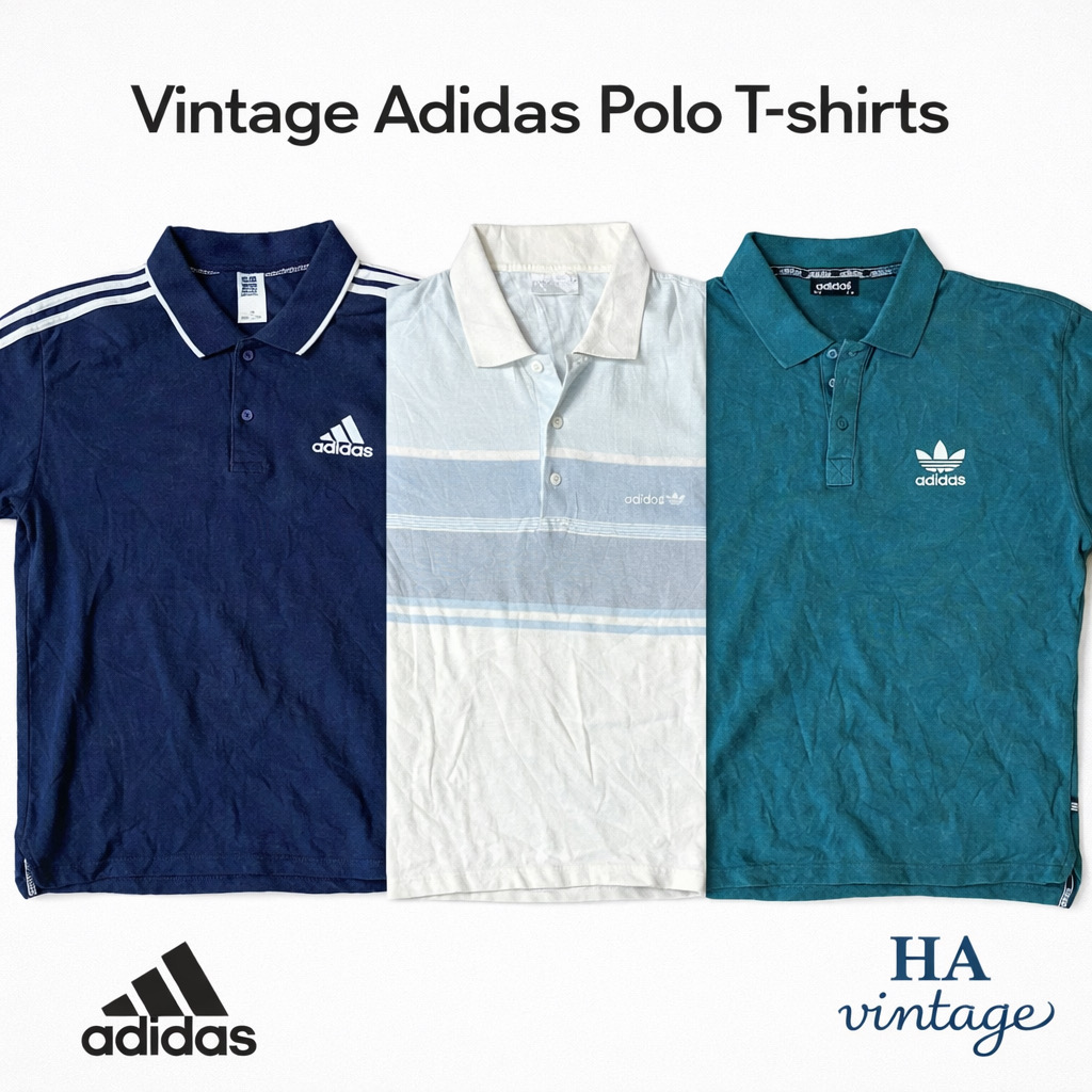 ビンテージアディダスポロTシャツ