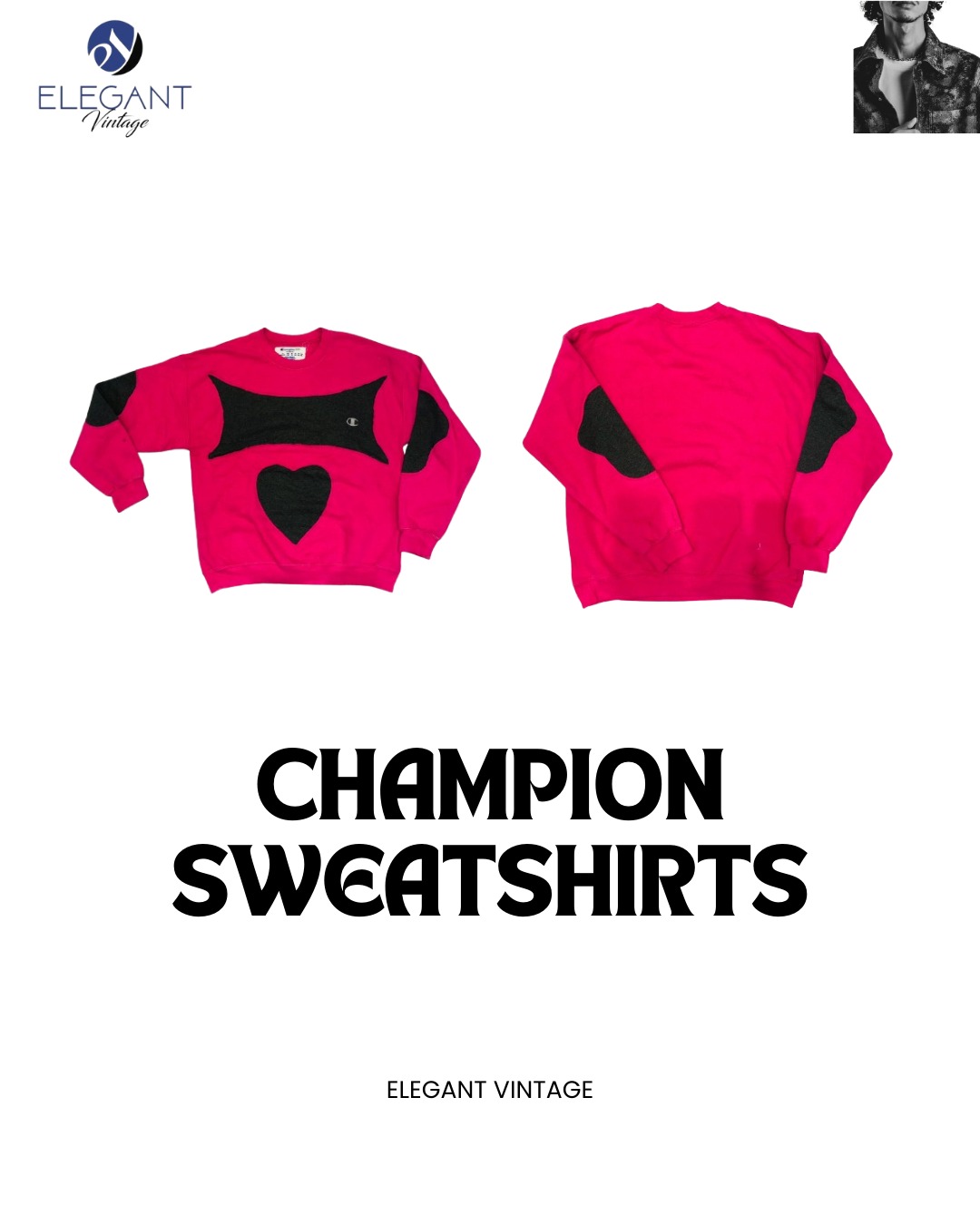 UPCYCLED Champion Sweatshirts - EVR00114