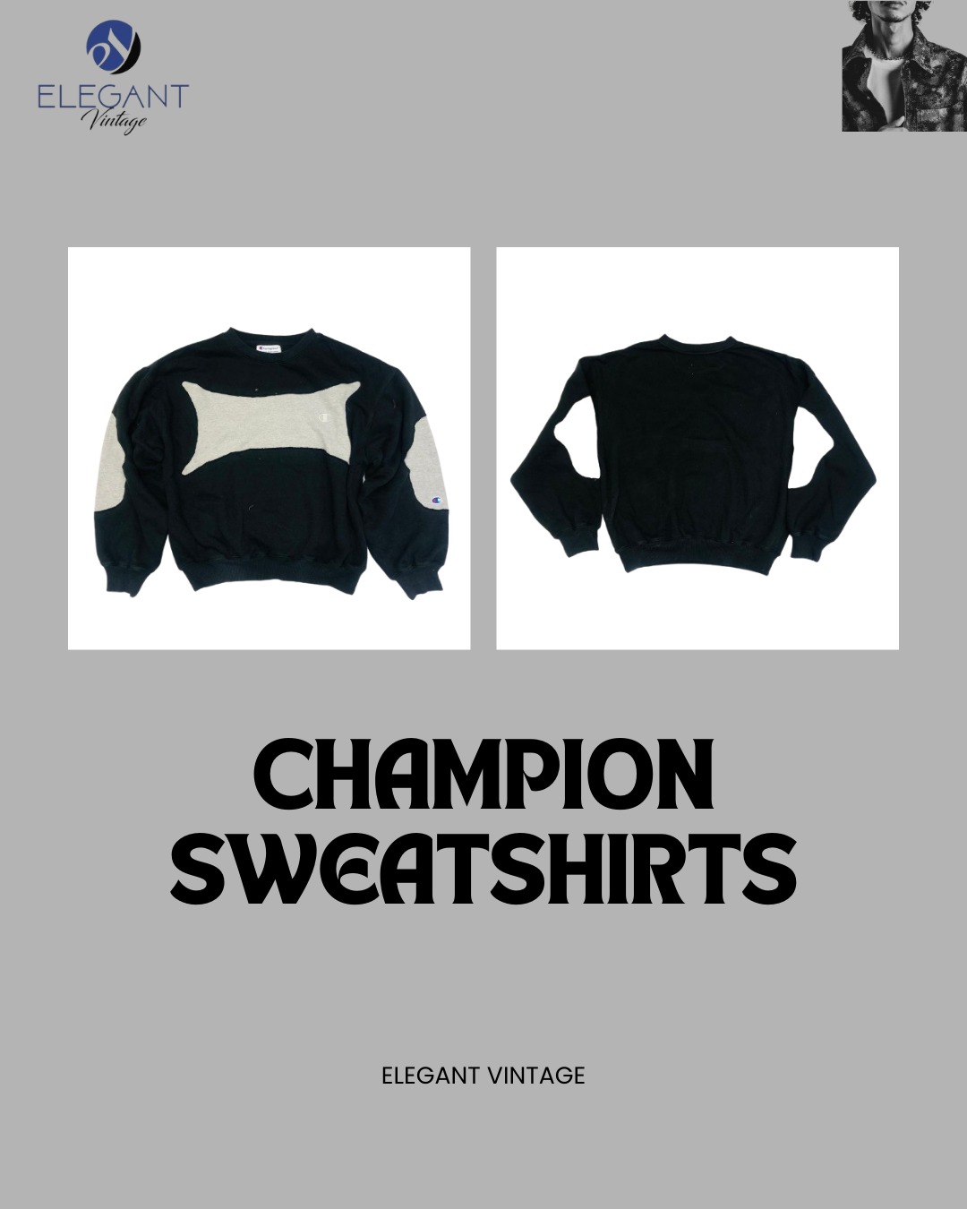 UPCYCLED Champion Sweatshirts - EVR0117