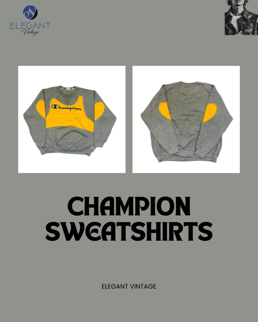 UPCYCLED Champion Sweatshirts - EVR0142