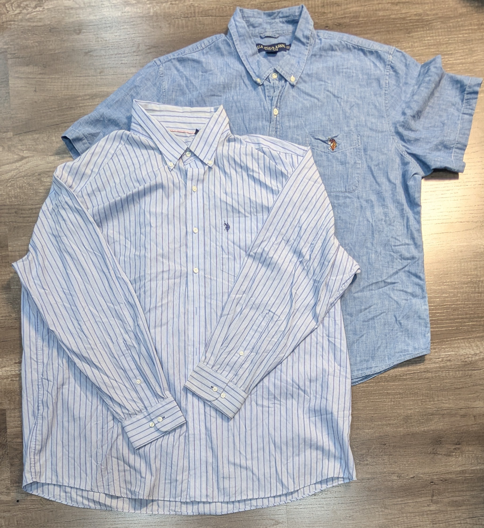 4120 - Chemises à manches courtes et longues US Po..