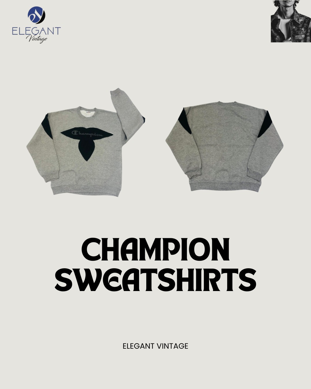 UPCYCLED Champion Sweatshirts - EVR0152
