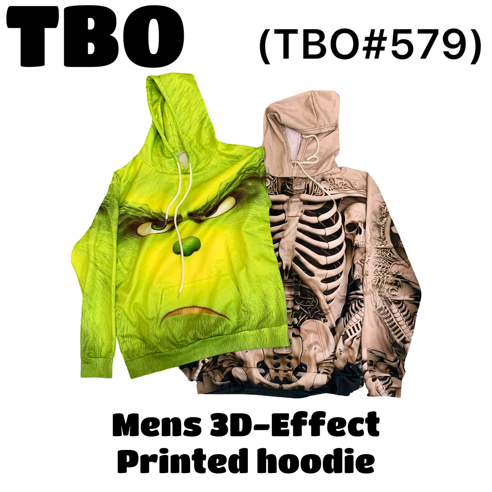 Hoodie Impresso em 3D para Homens