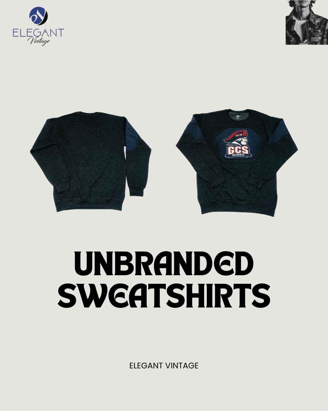 UPCYCLED Unbranded Sweatshirts - EVR0159