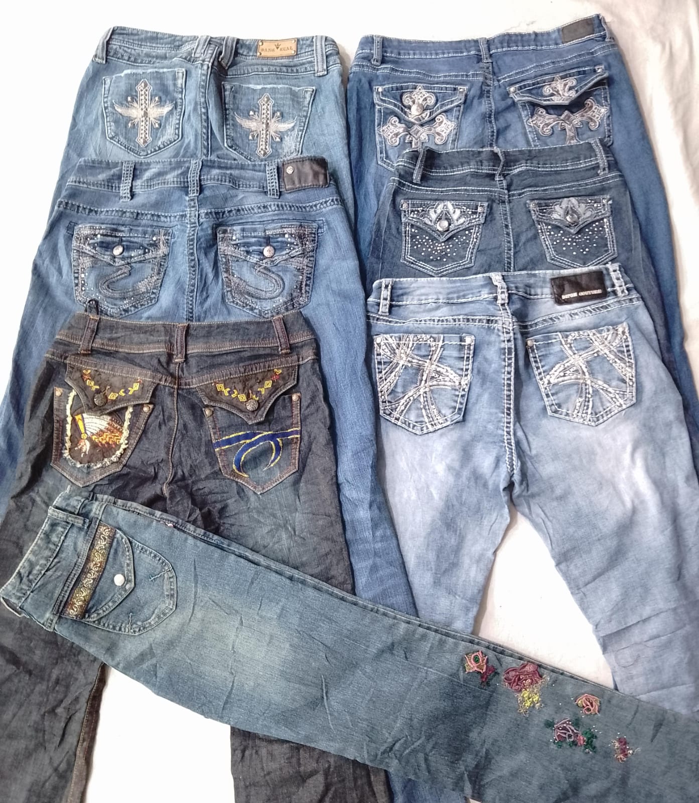 CR6894 Y2K Flare Jeans