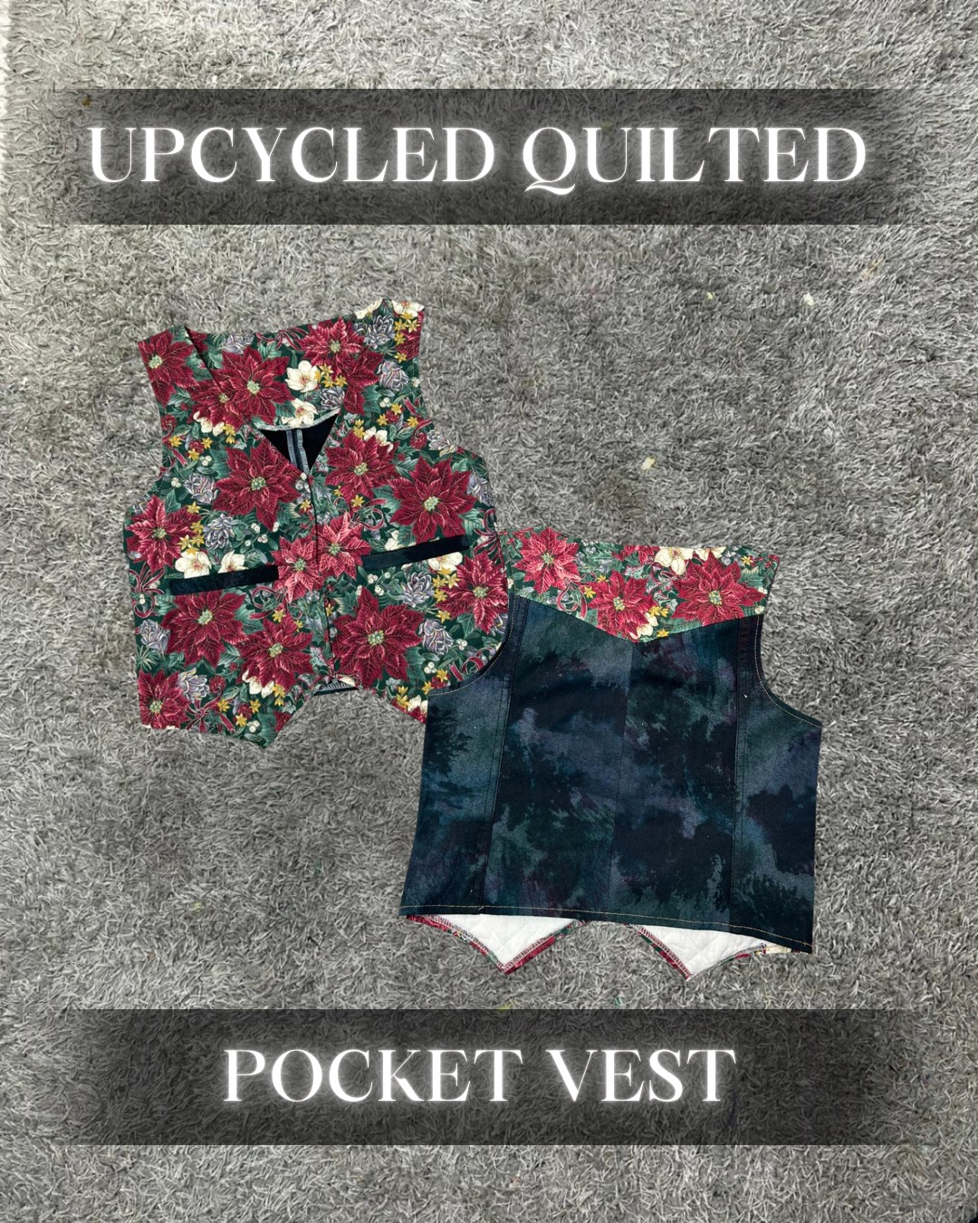 Upcycled Quilted Pocket Vest