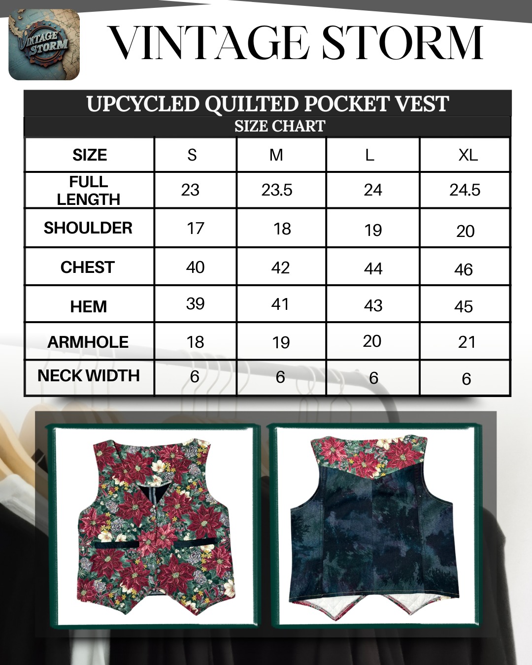 Upcycled Quilted Pocket Vest