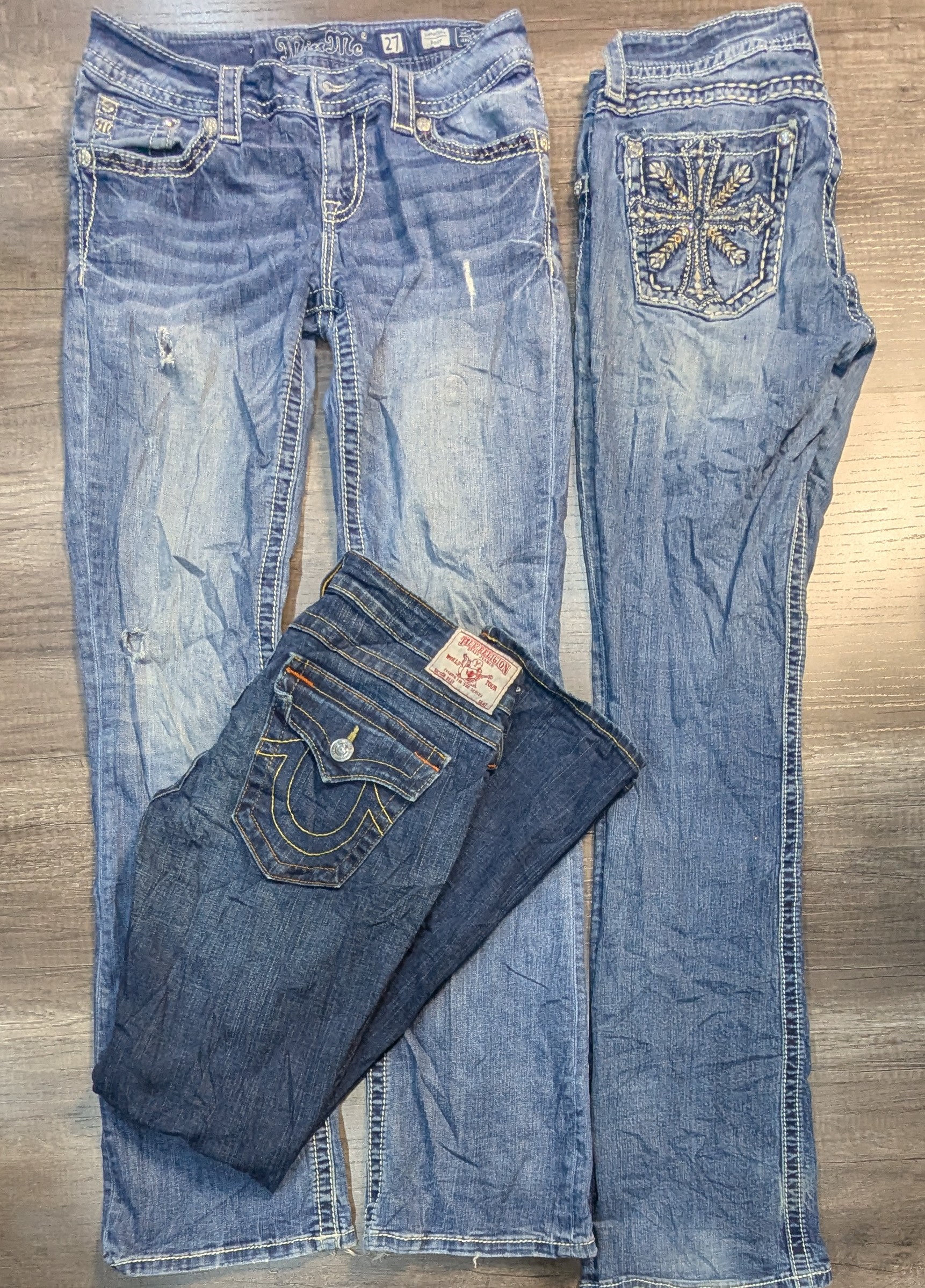 4137 - Miss Me, True Religion Skinny Boots Jean