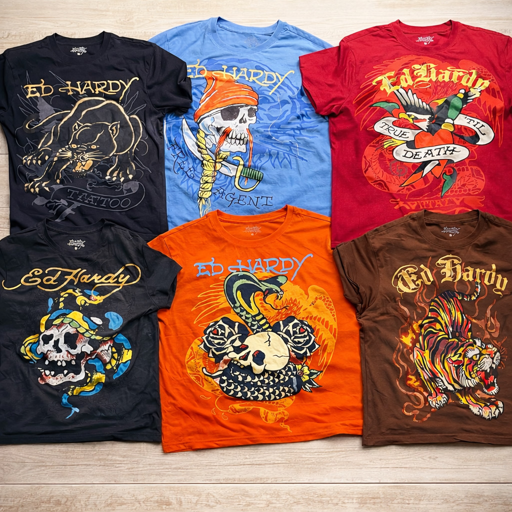 Ed hardy maglietta da uomo