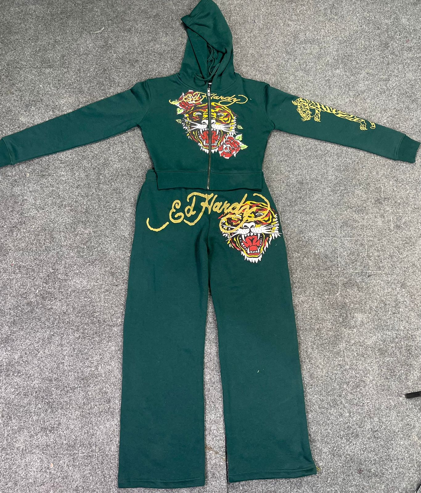 Ed Hardy matching Green Sets
