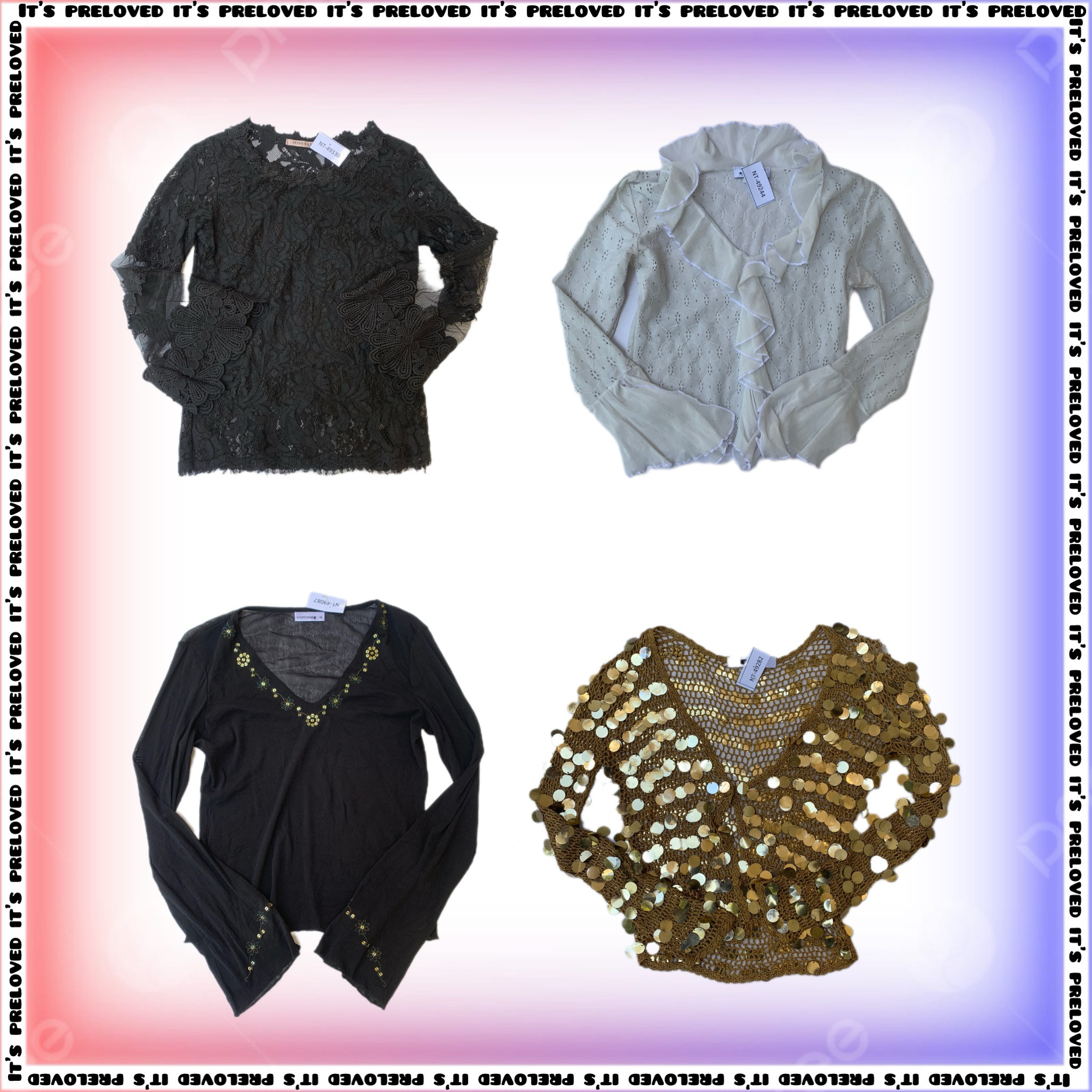 Statement Sleeve Edit - tops (SS-2068)