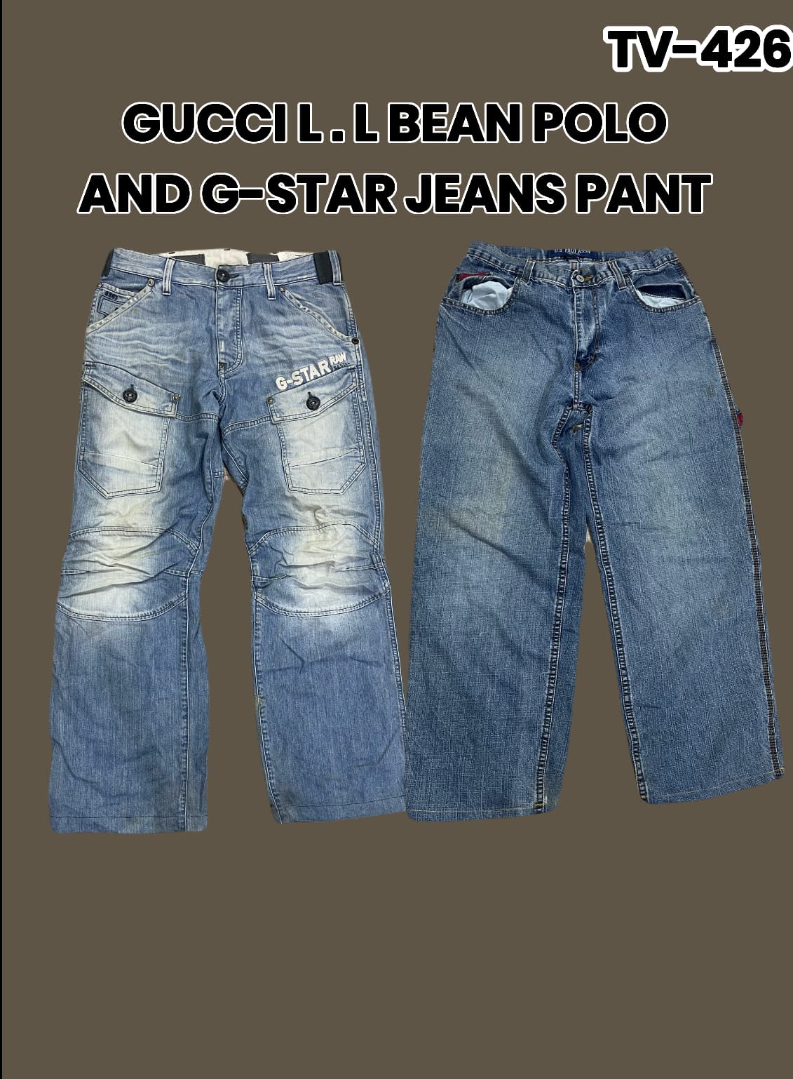 Gucci L.L  Bean polo And G-star Pants Tv-426