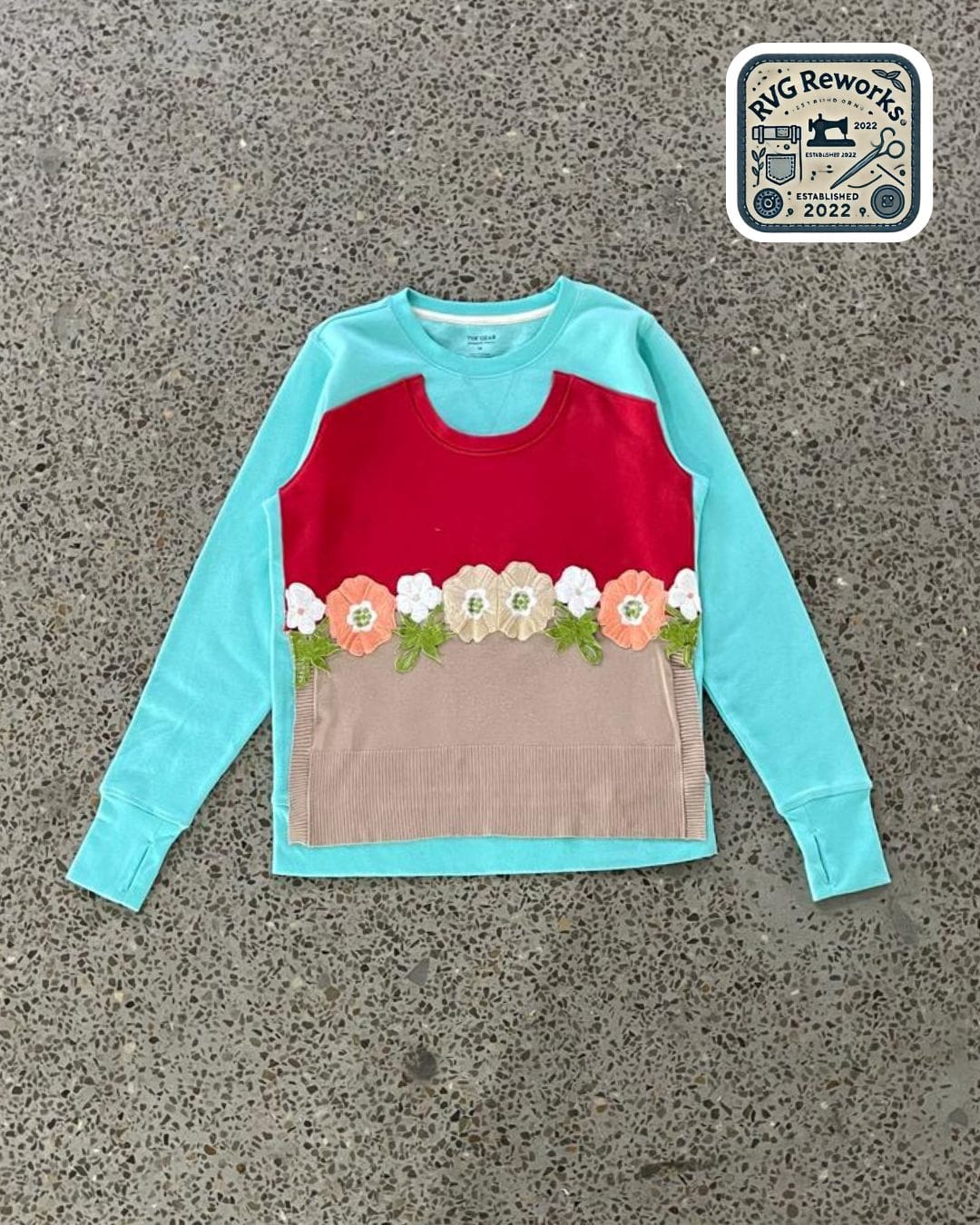 Upcycled Double Sweatshirt