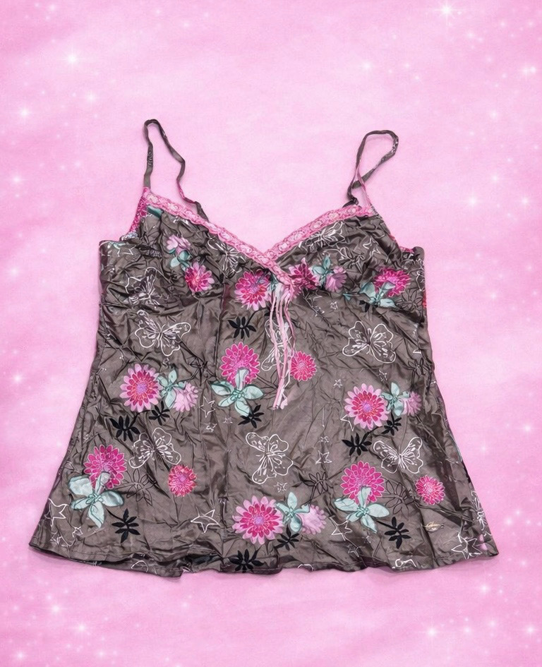 TH # 40 Tops Small Silk Camisole Light Colour