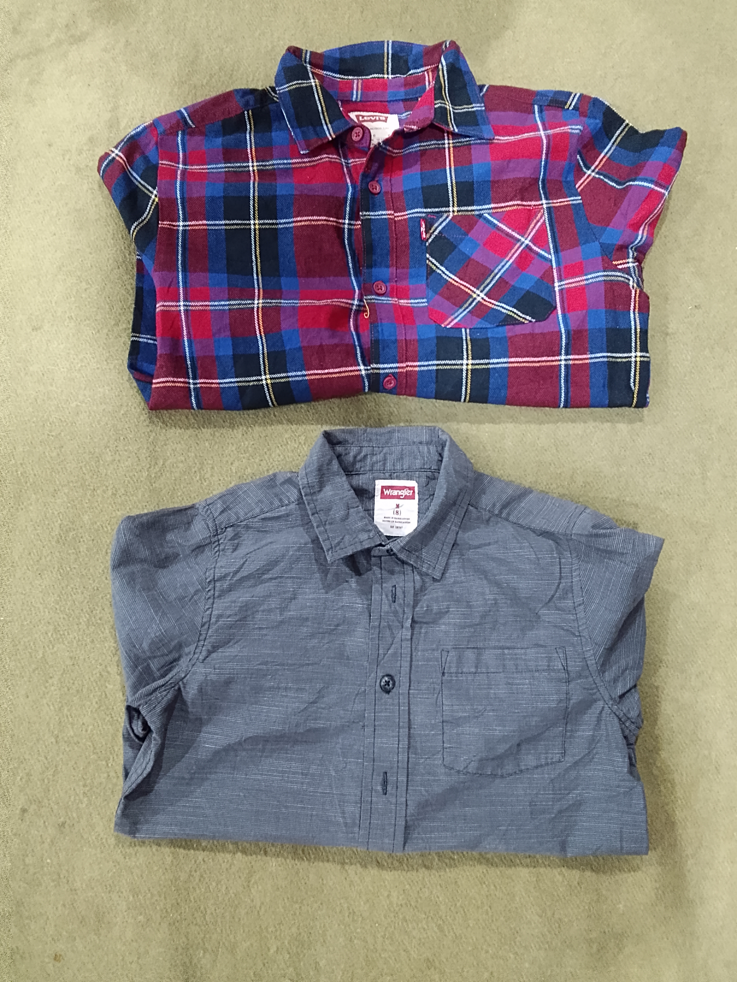 Camicia Button Up Mista