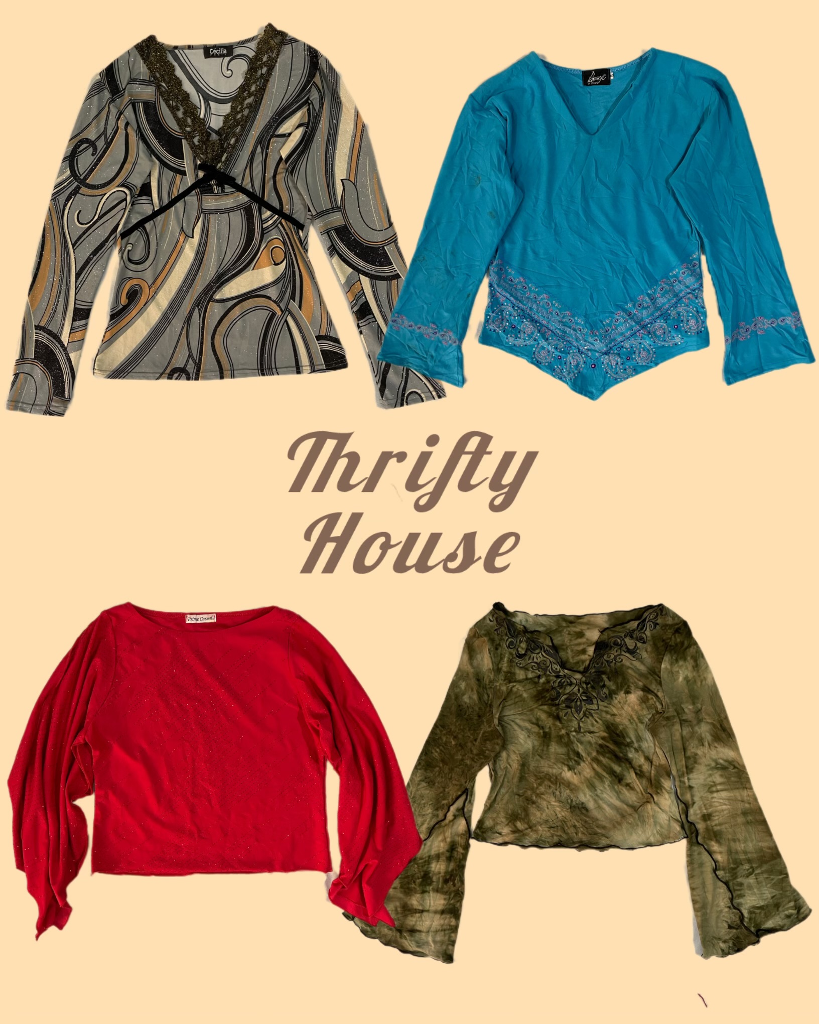 Color Pop & Classic Cuts Y2k Tops(TH/267)