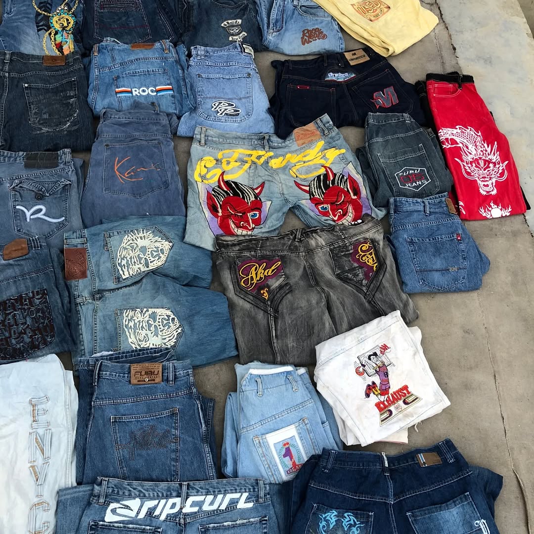 Hiphop Branded Embroidery y2K