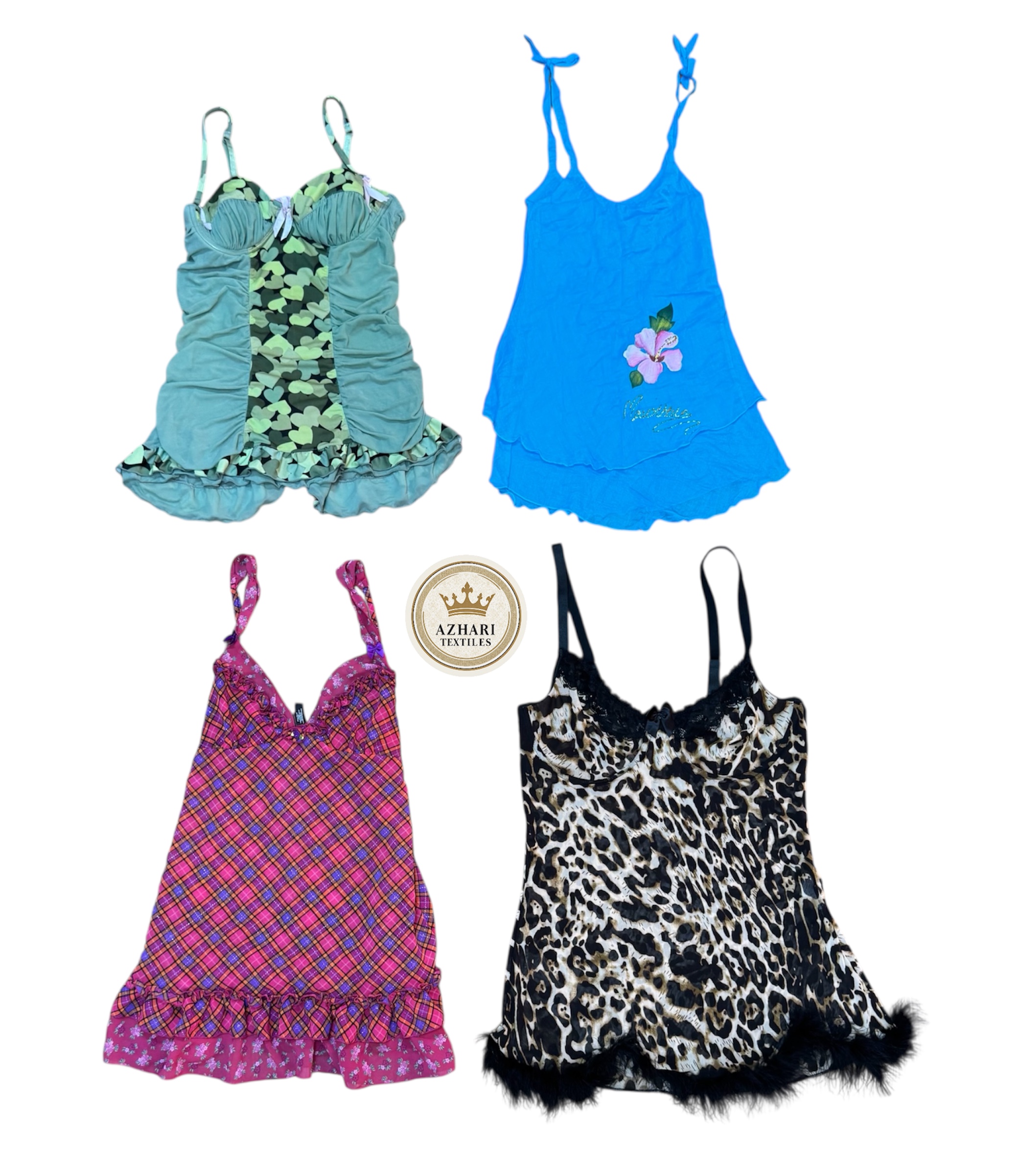 Y2K Multi Colure Nighties 15 pcs At 598