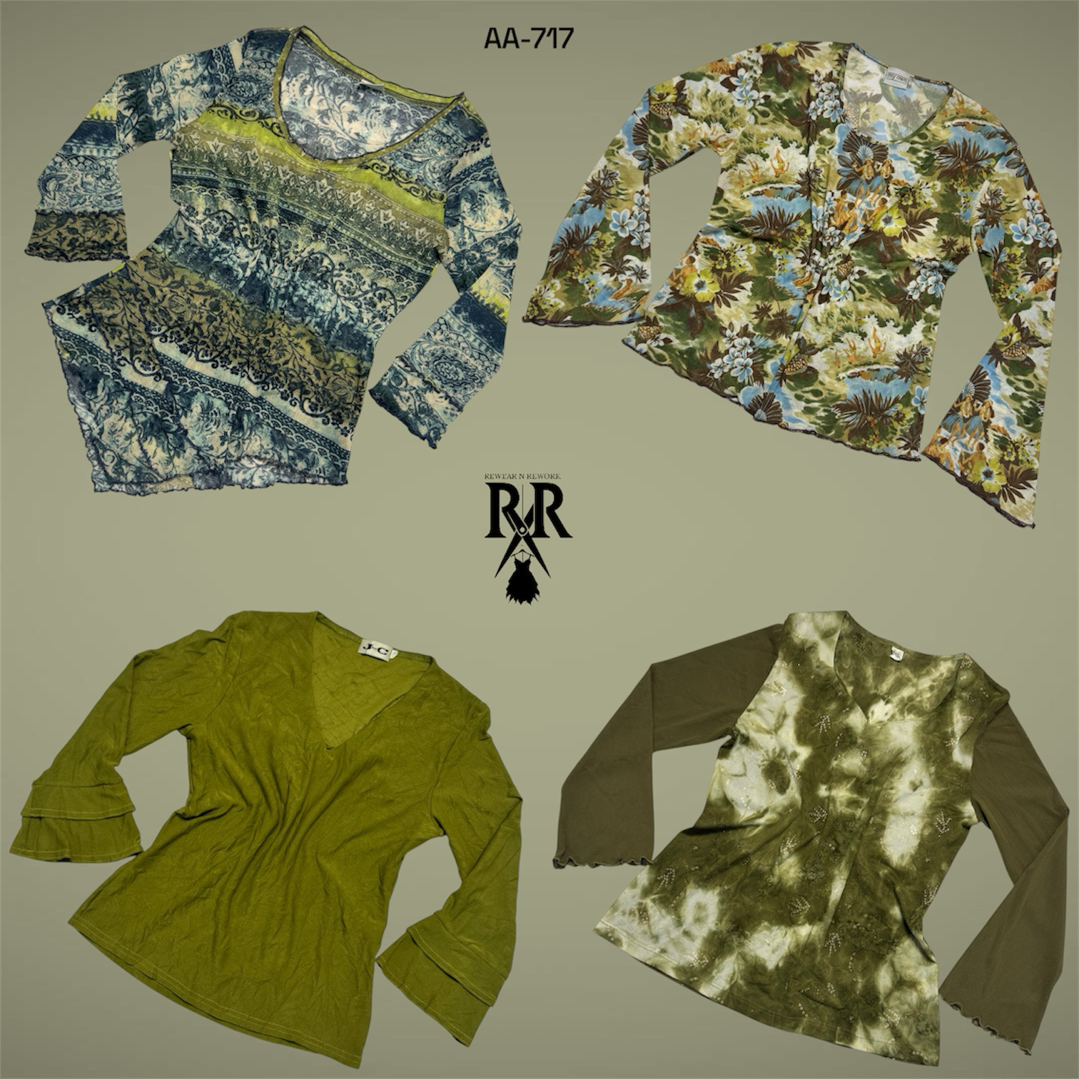 Y2K The Nature Mix Full Sleeve Tops (AA-717)