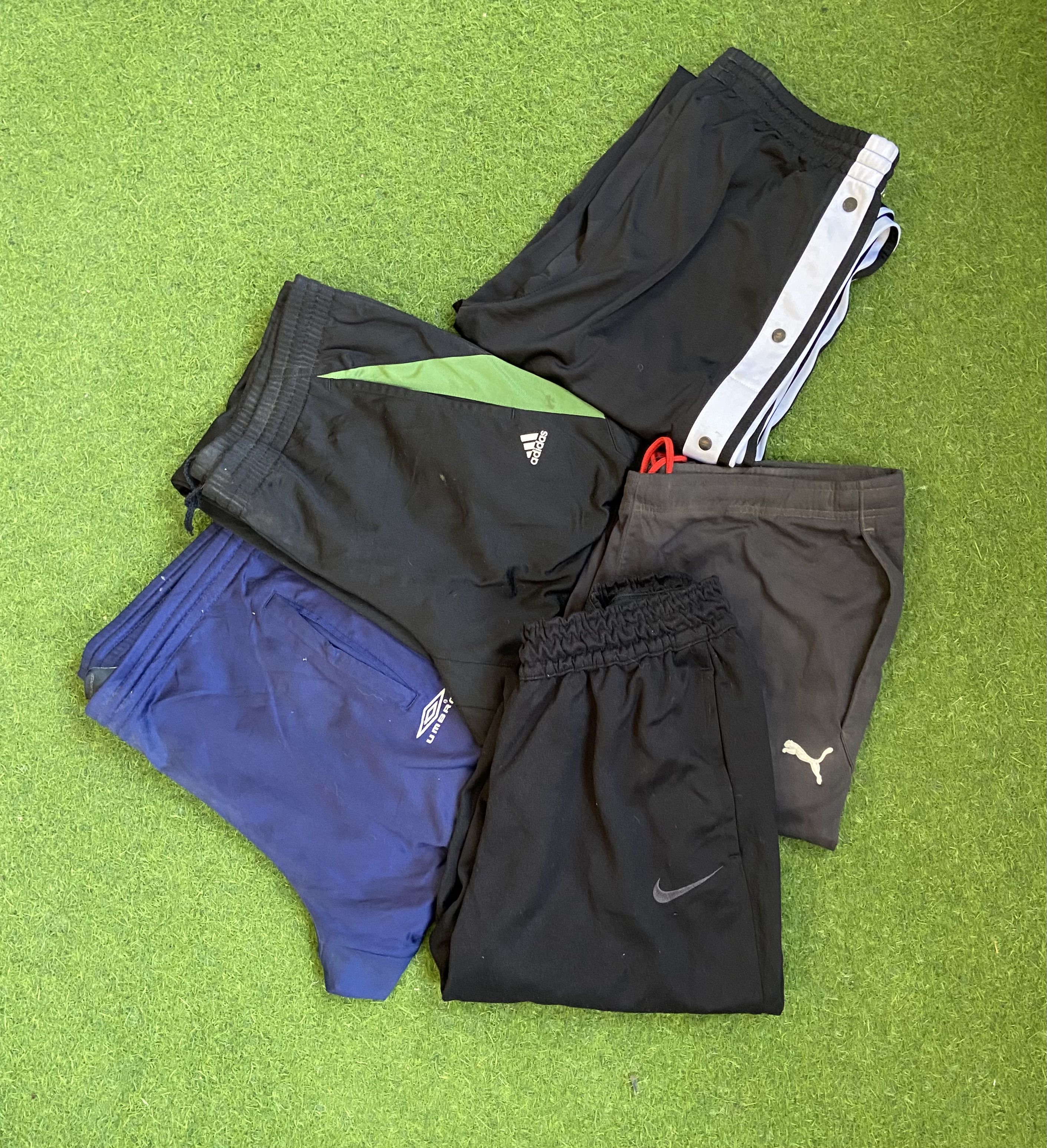 Wide-Leg Track Pants