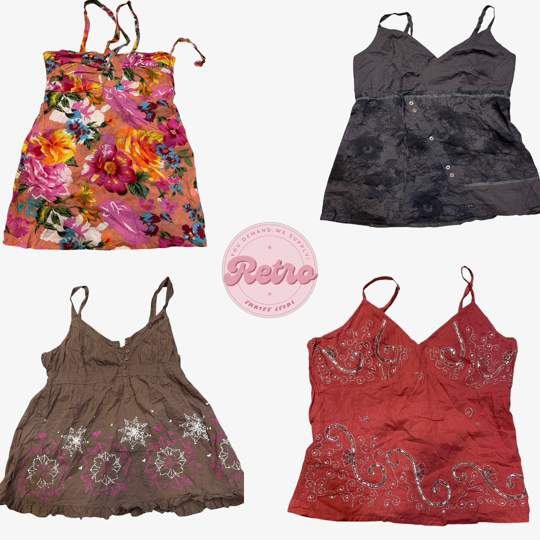 100% Baumwolle y2k italienische Oberteile