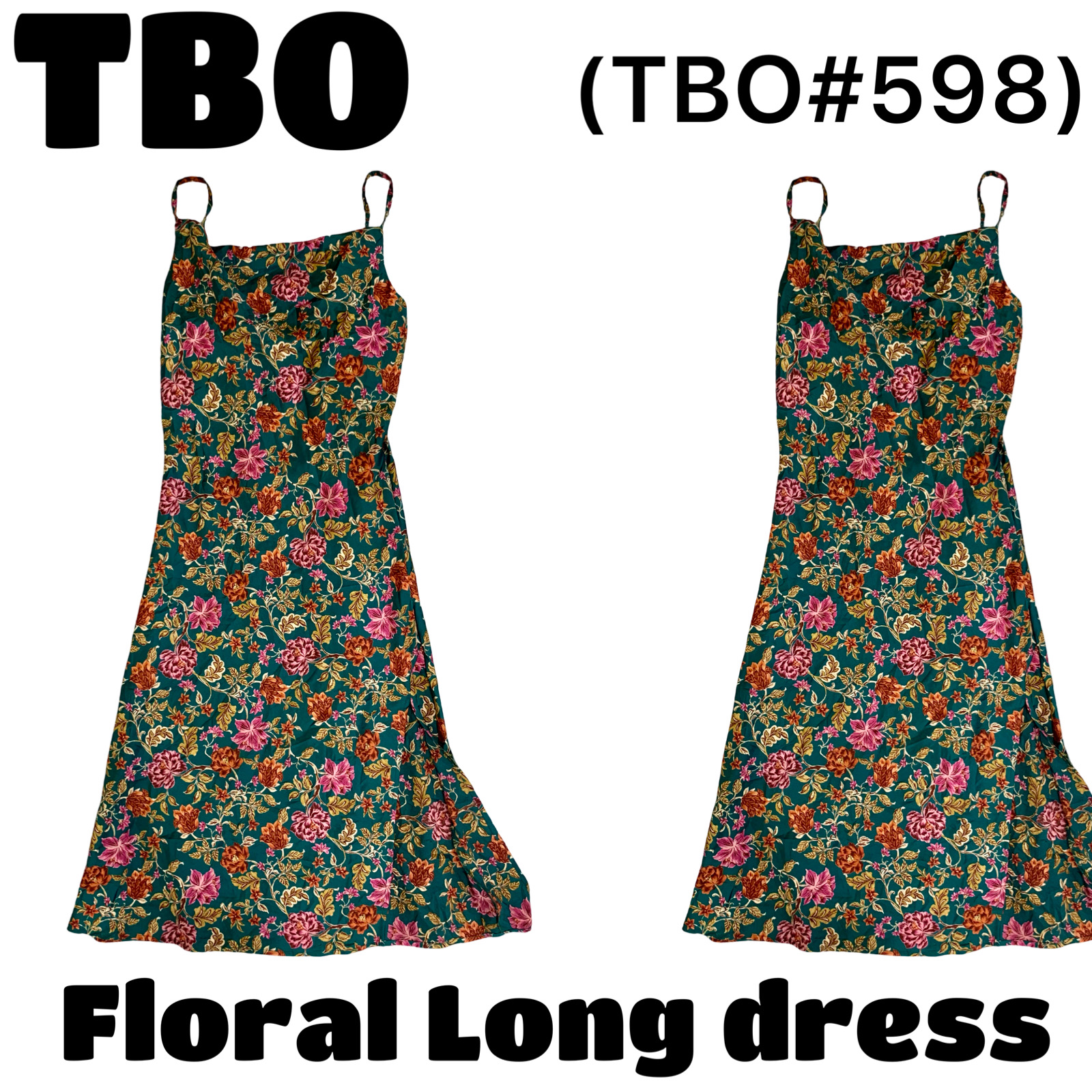 Floral long dresses #598