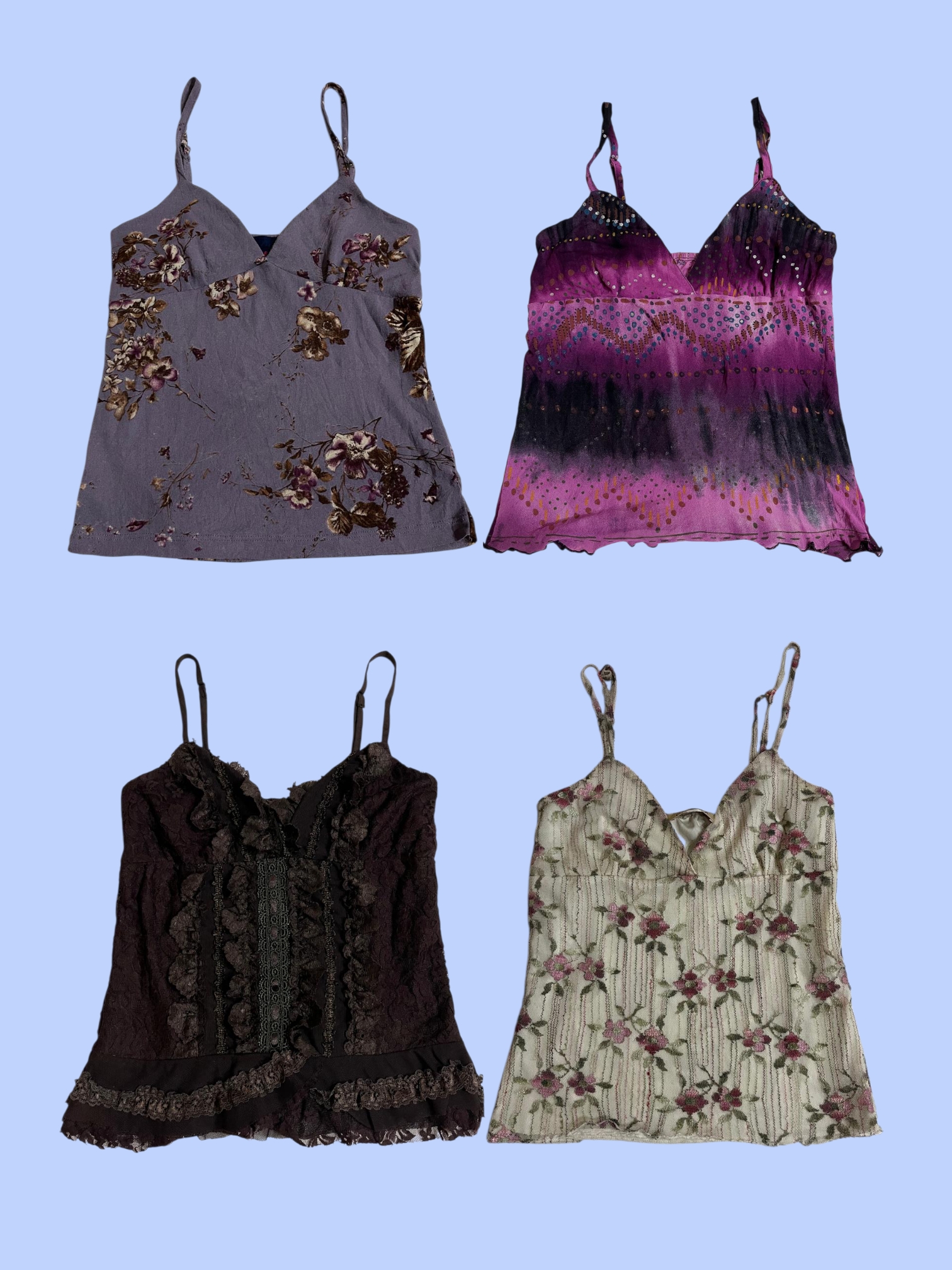 Y2k styles mix cami Top(TM017)